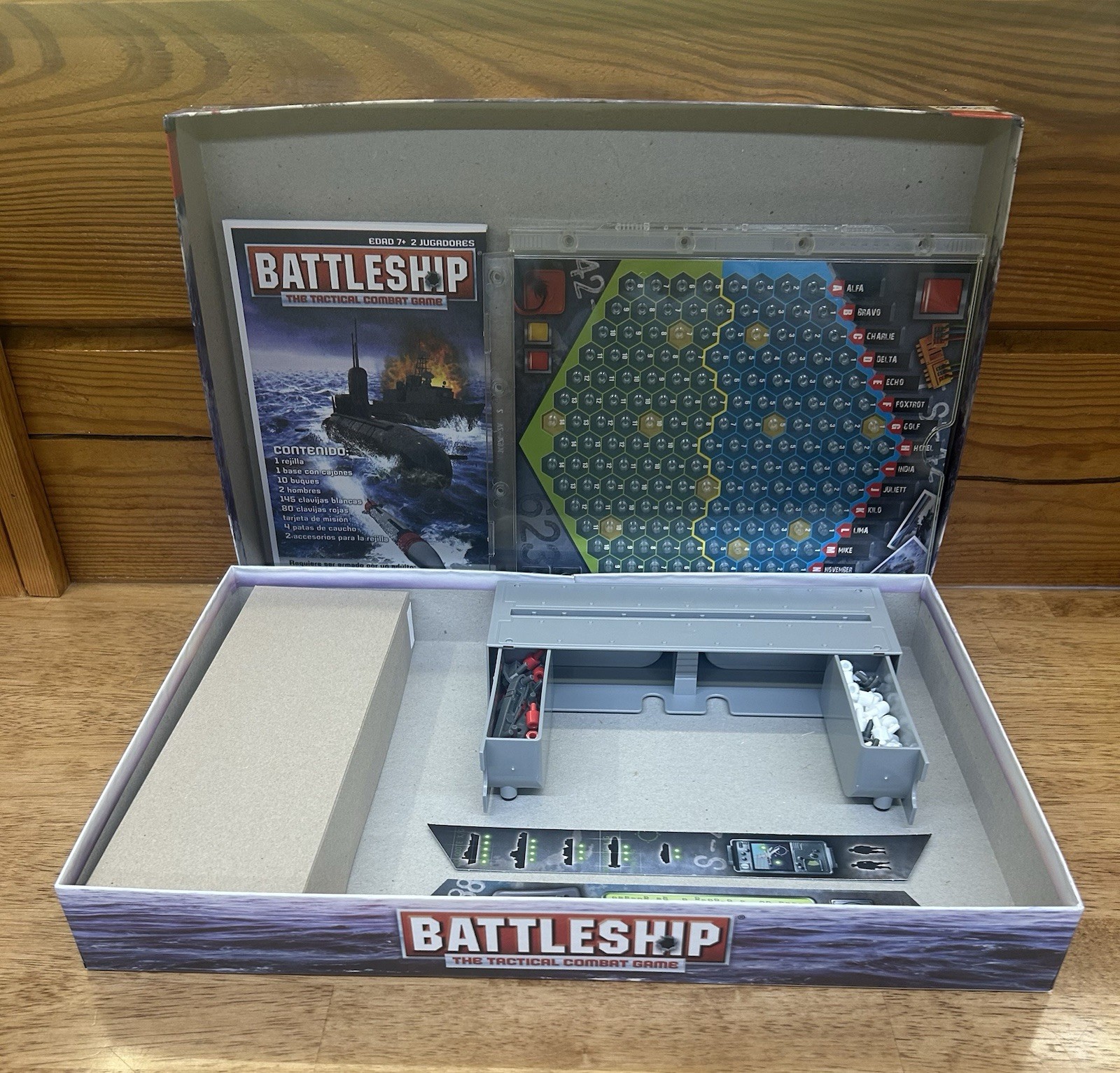 Battleship Tactical Combat Board Game 100% Complete – Hasbro Milton Bradley EUC
