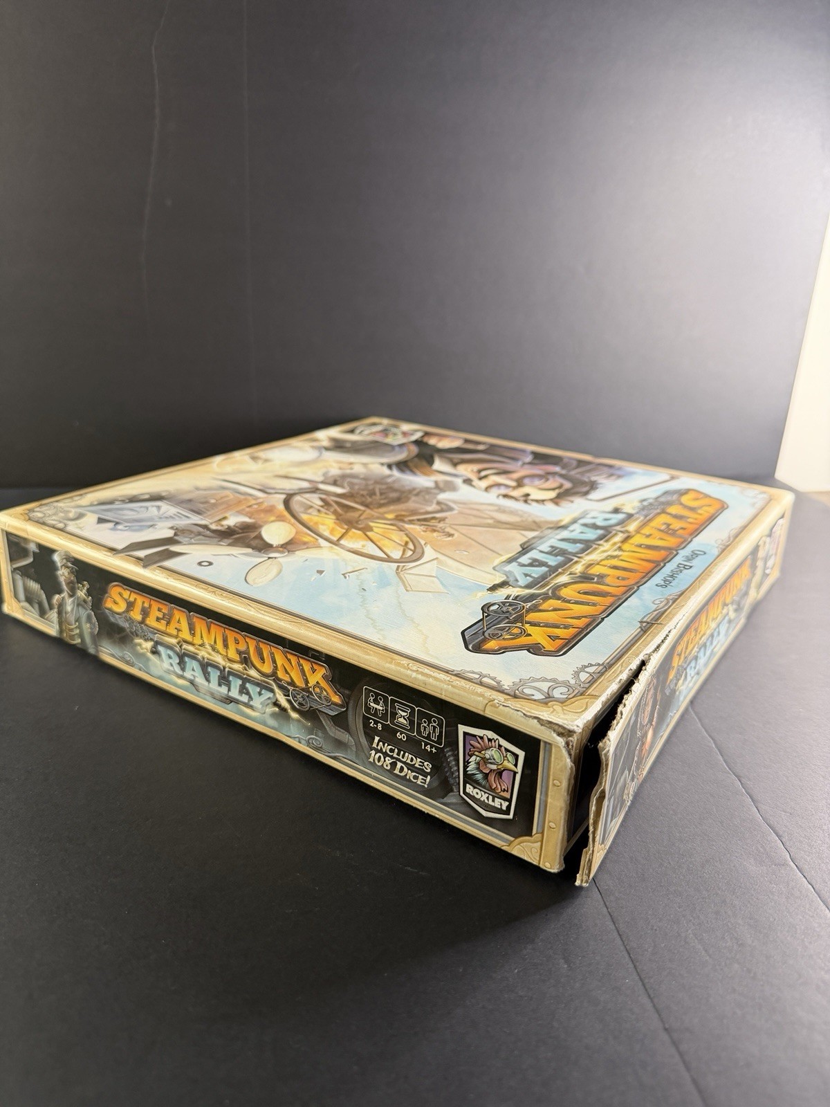 Steampunk Rally Board Game Build Fantastical Machines 2014 COMPLETE 2-8 Players