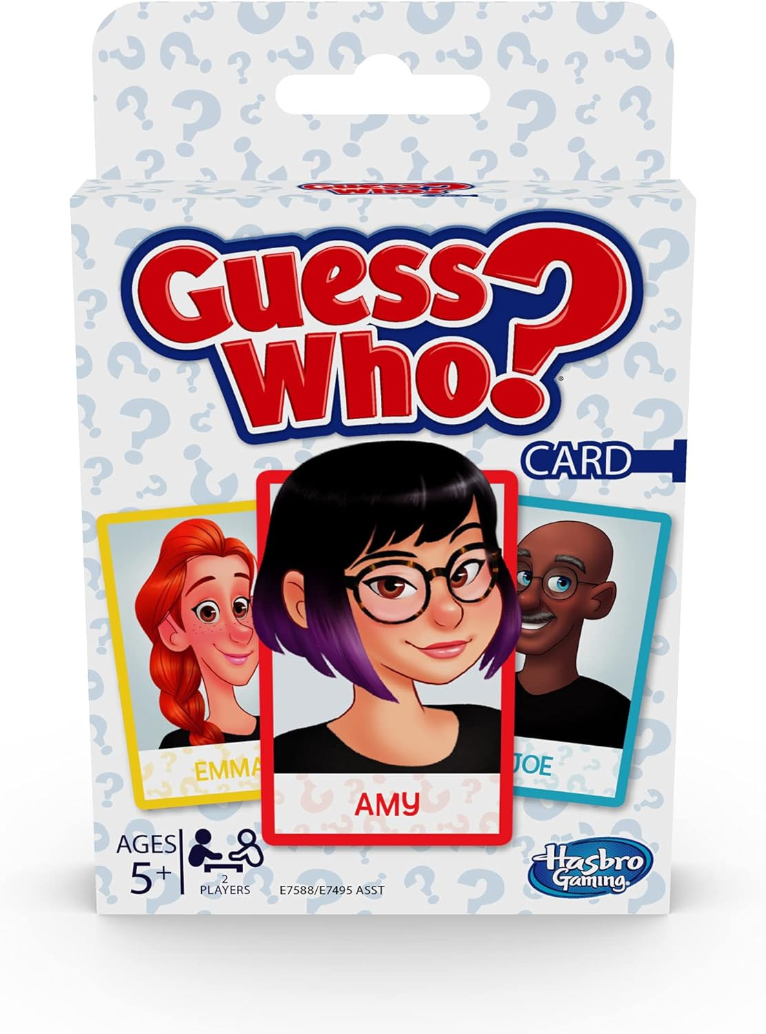 Guess Who? Card Game for Kids Ages 5 and Up, 2 Player Guessing Game