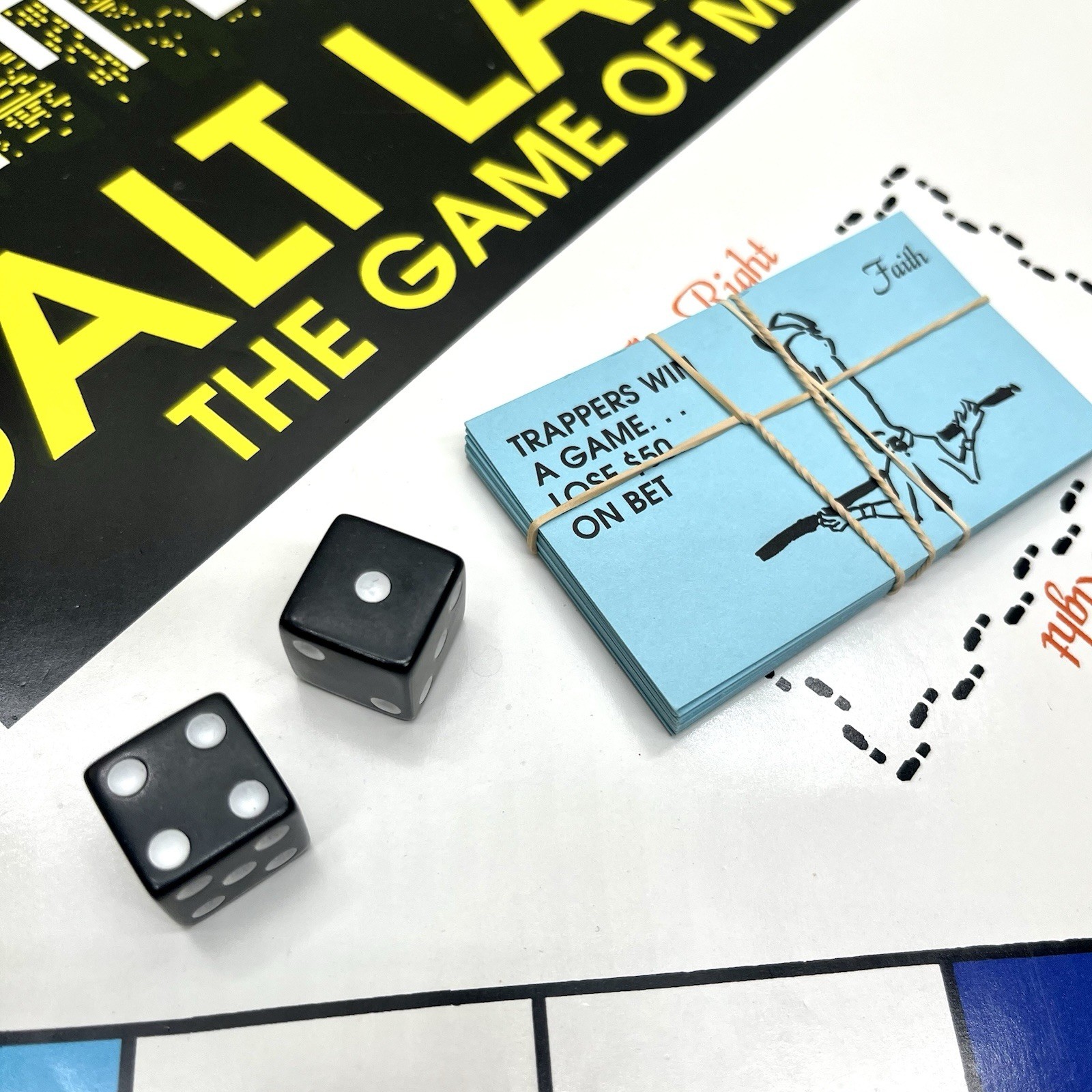 Vintage Salt Lake City Board Game of Monogamy LDS Mormon 1992 Monopoly Church