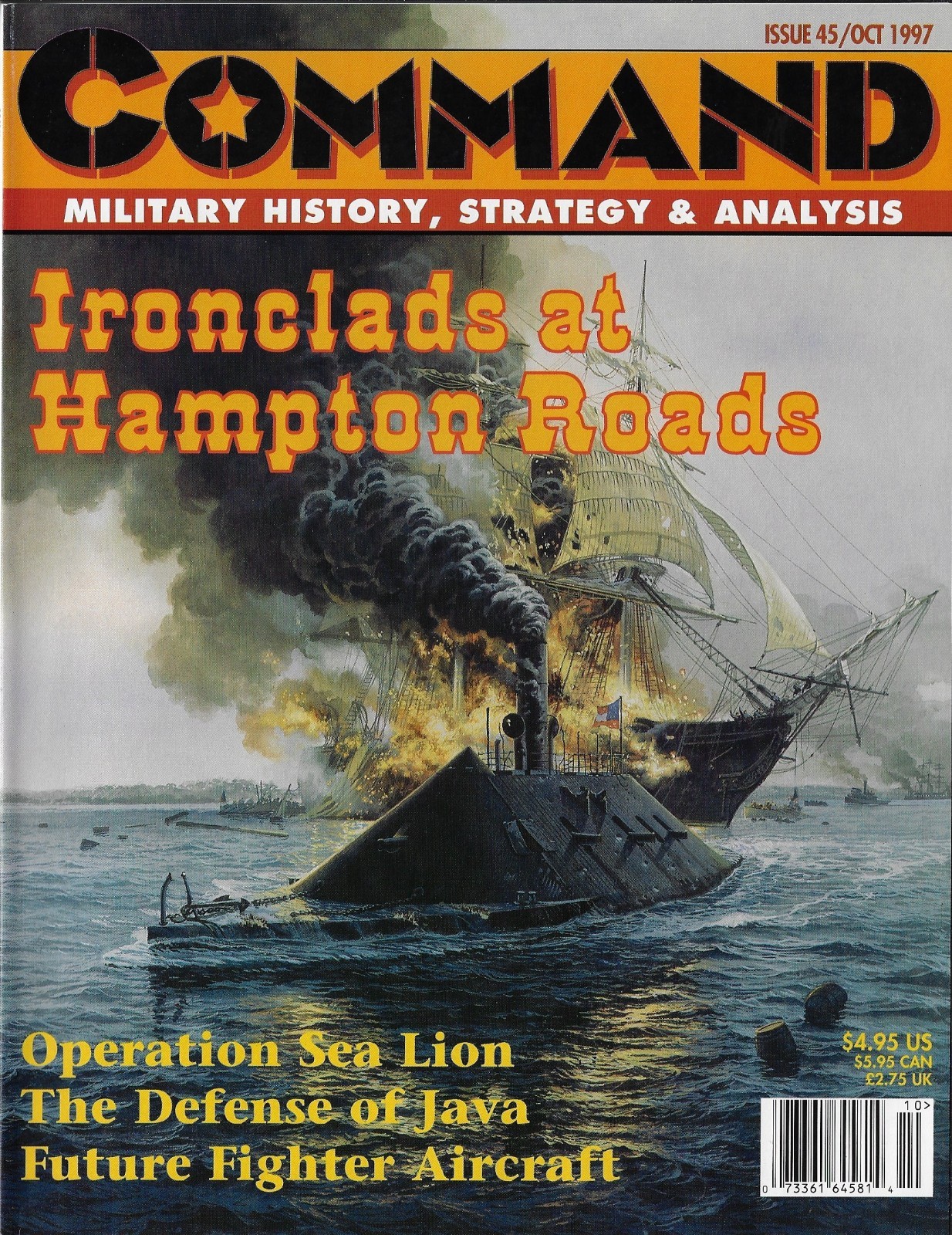 Command Magazine #45 2 Games; Operation Sea Lion & Yarmuk Holy Land 636AD Unpun