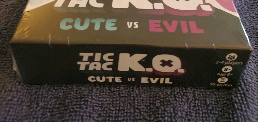 Tic Tac KO Cute vs Evil Card Game 8+ K.O. 2-4 Players Unstable Games ☆New Sealed