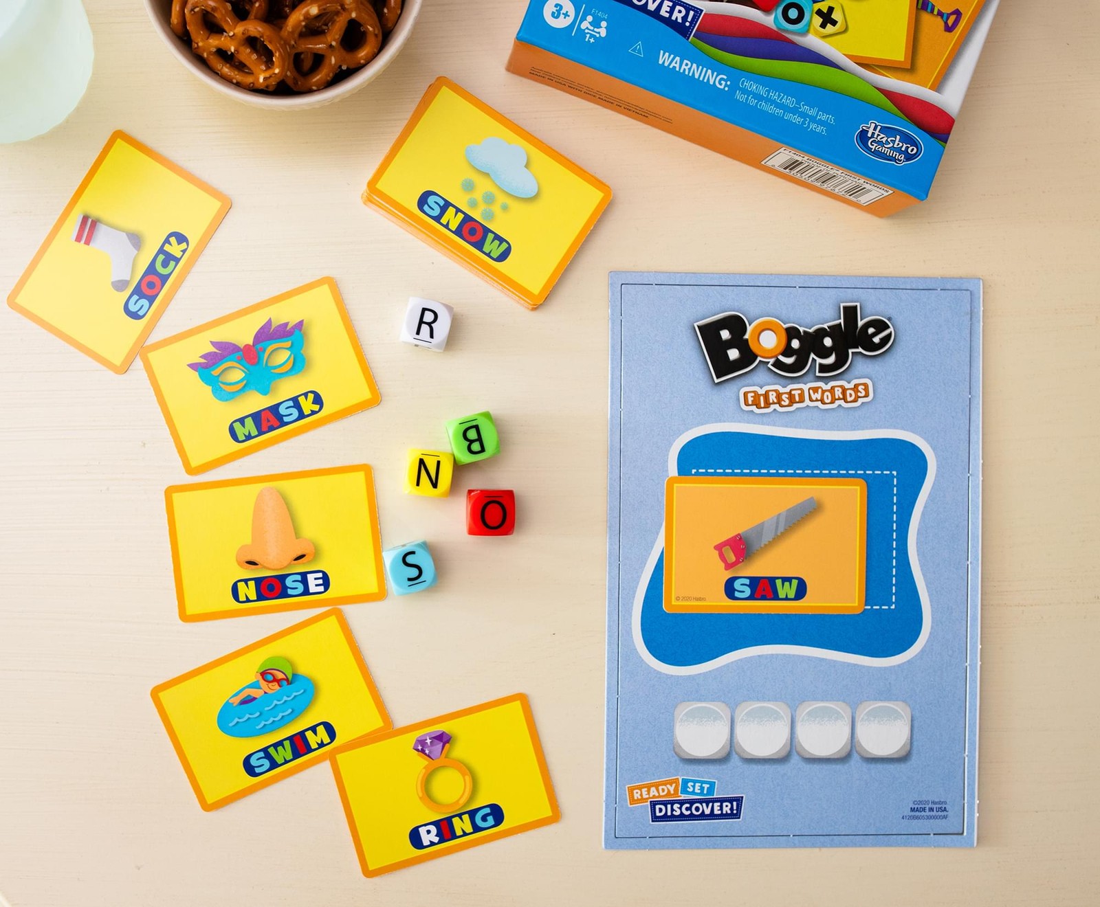 Boggle First Words Kid’s Matching Card Game