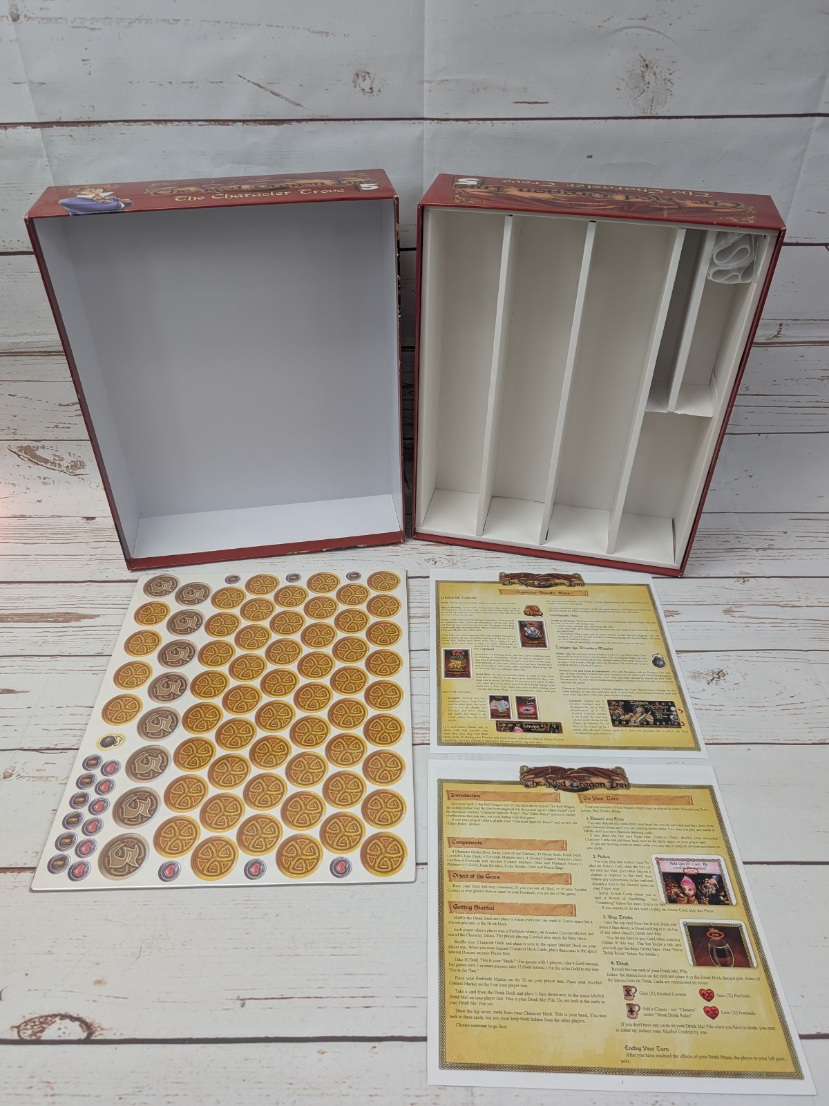 The Red Dragon Inn 5 The Character Trove Cards NIS Open Box Slugfest Games