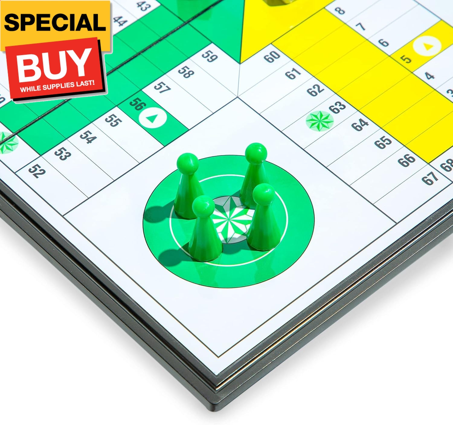 Ludo Magnetic Folding Travel Board Game Set – 9.75 Inches