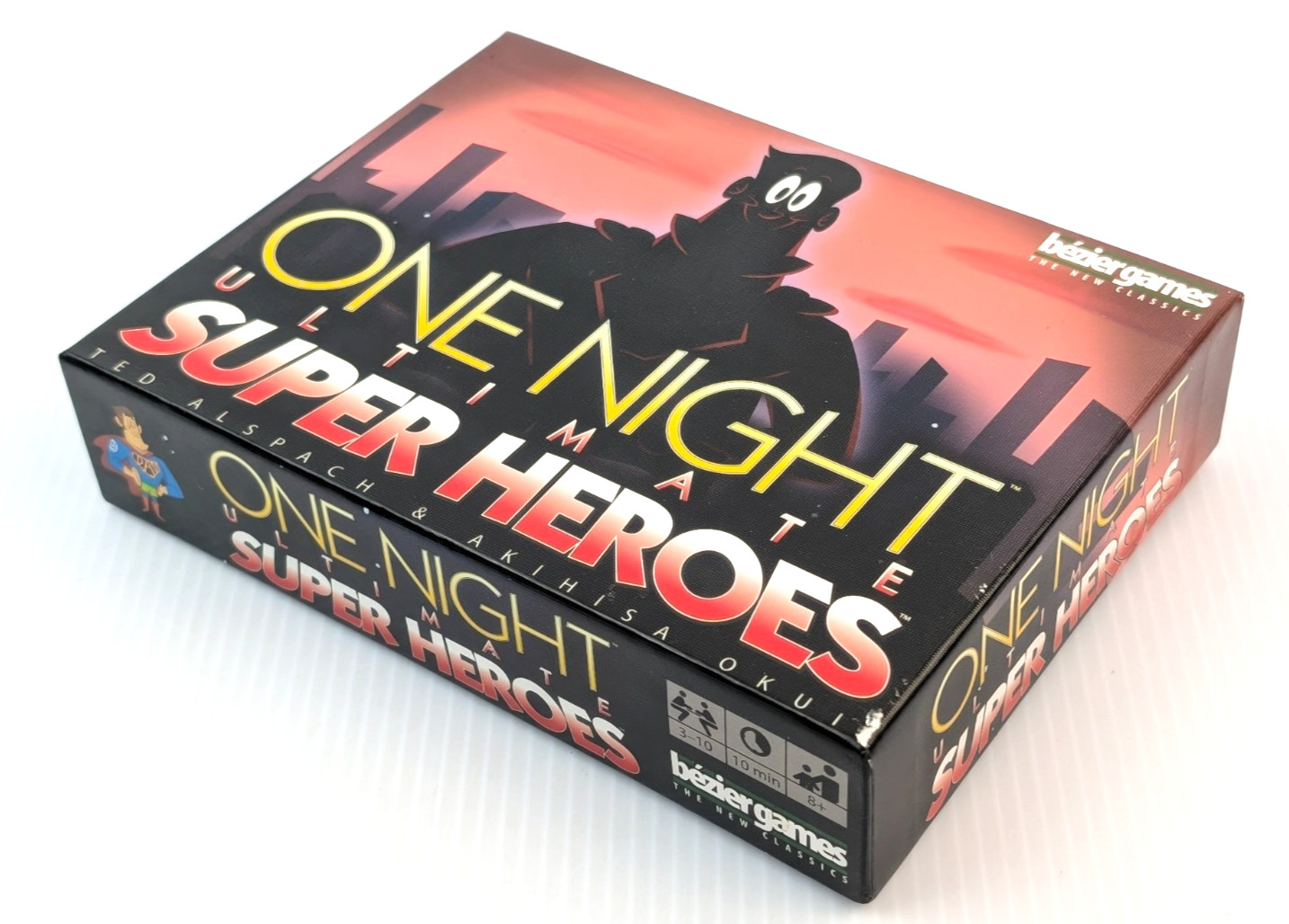 Bezier Games One Night Ultimate Super Heroes Card Game 100% COMPLETE