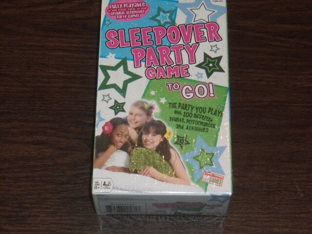 NIB 2017 Sleepover Party Game To Go! Fun Girls Night 100 Stunts By Endless Games
