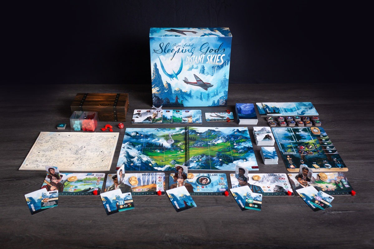 Sleeping Gods: Distant Skies | Board Game | Red Raven Games | NEW in Shrink