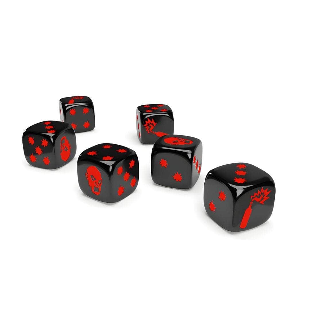 Zombicide: Second Edition Special Black & White Dice (Kickstarter Special)