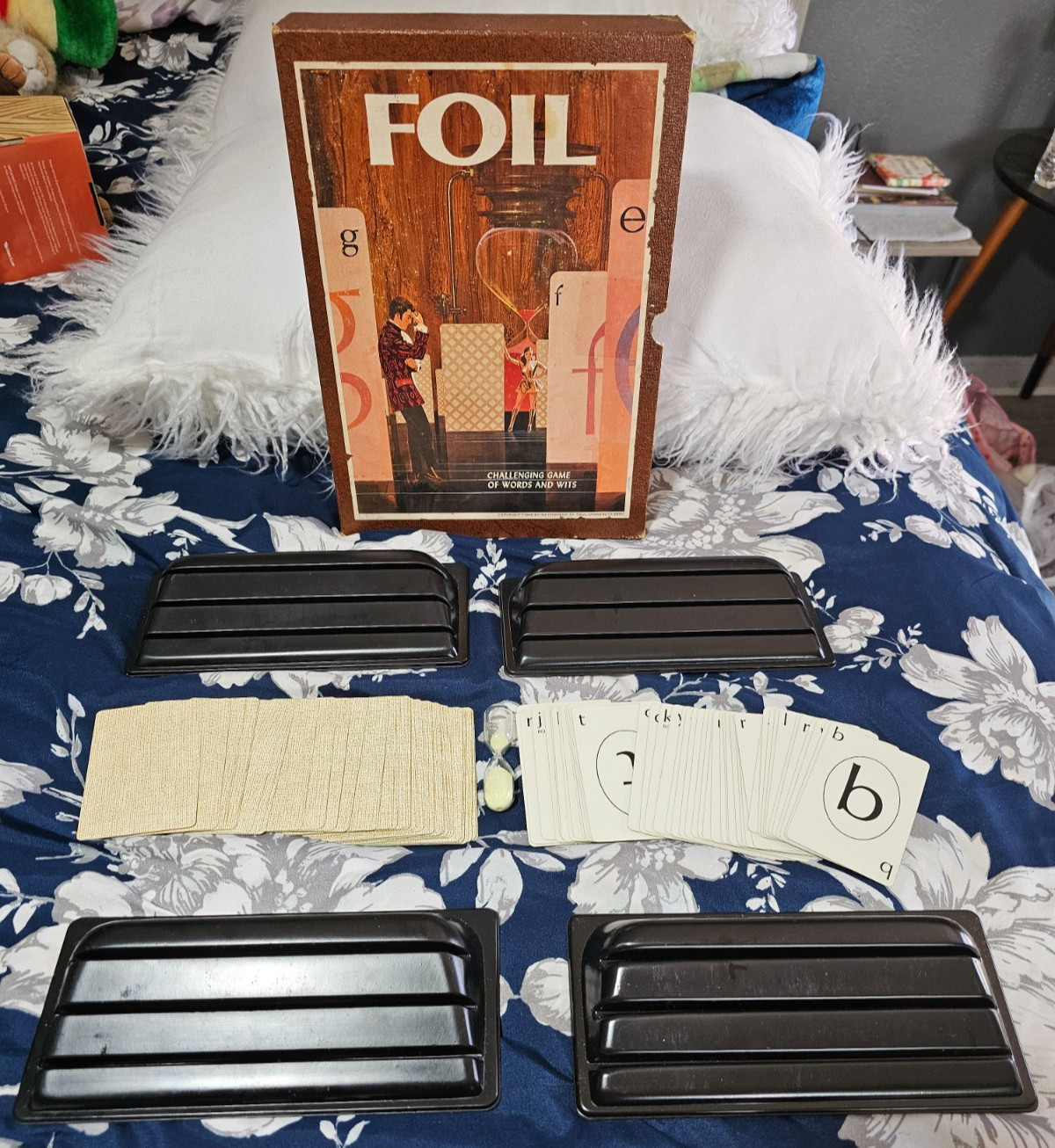1968 Foil Challenging Game Of Words And Wits 3M Bookcase Game 100% Complete
