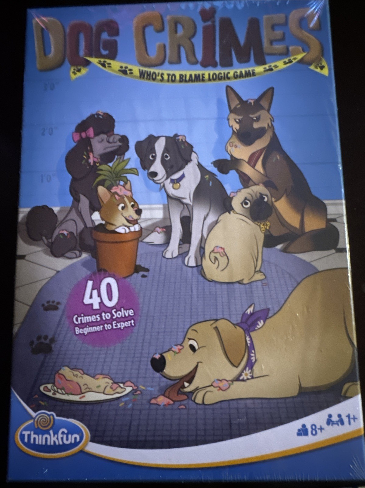 ThinkFun Dog Crimes Logic Game and Brainteaser for Boys and Girls Age 8 & Up