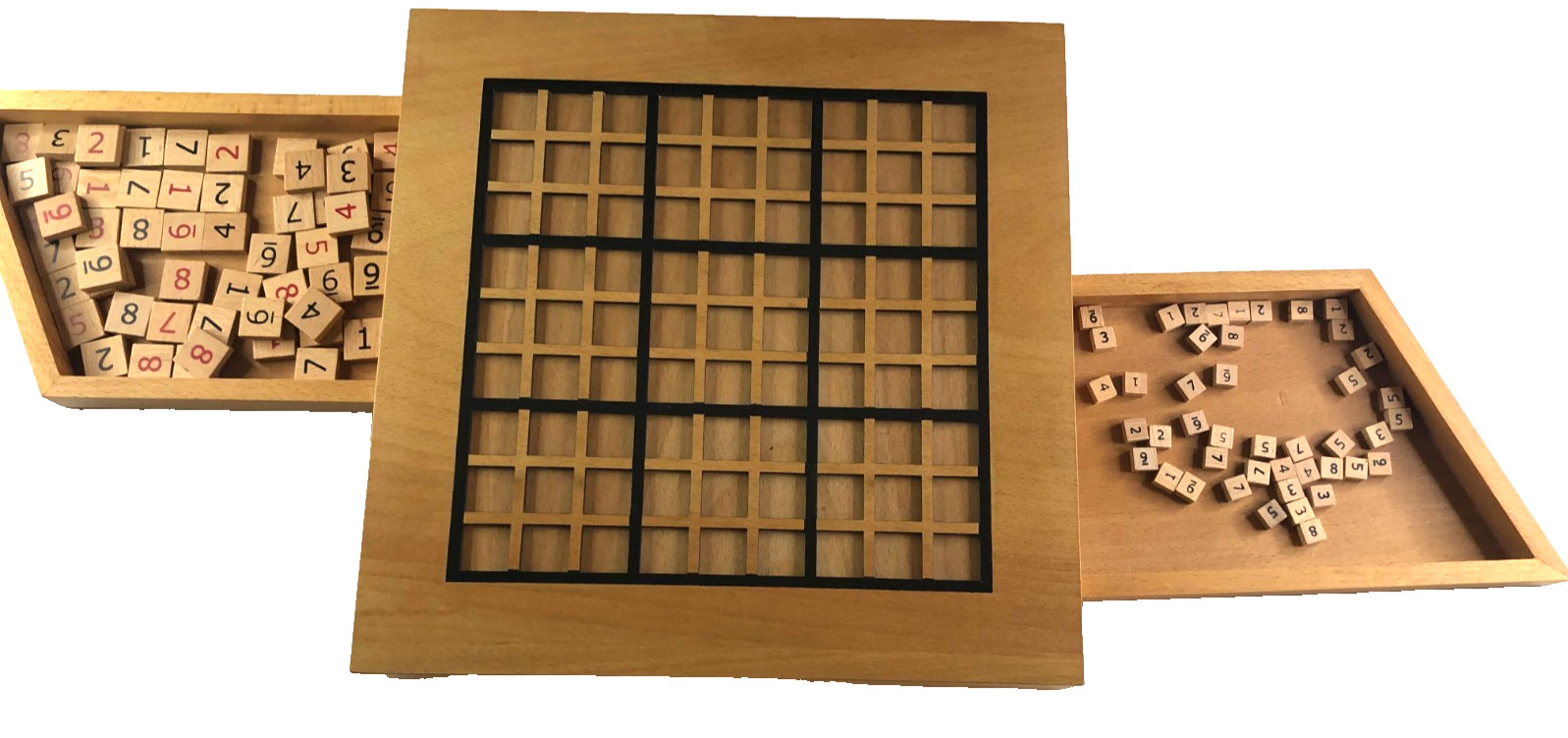 SUDOKU Wooden Game Board and Pieces – Wood Expressions, Inc. LN