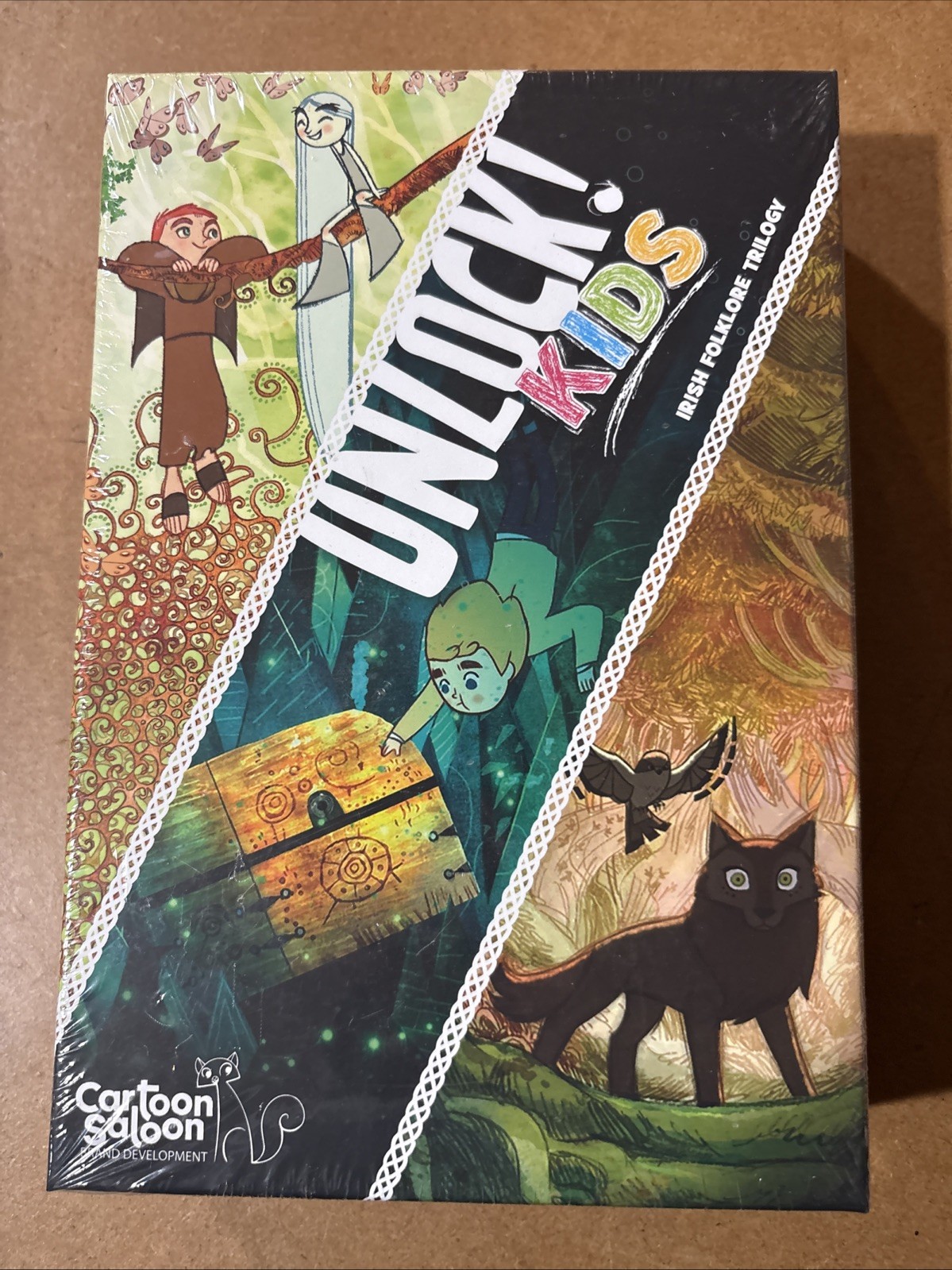 UNLOCK Kids Irish Folklore 1 to 4 Players Family Cooperative Game Free Shipping