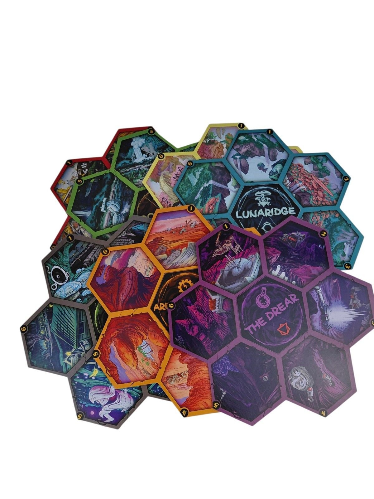 Champions of Hara Board Game Greenbrier Games Complete VGUC