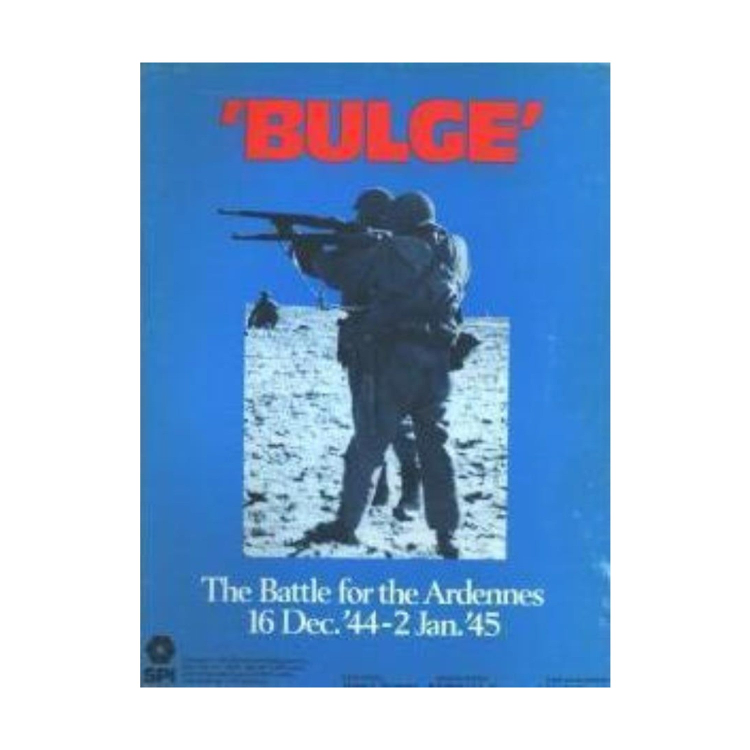 SPI Wargame Bulge Box Fair+