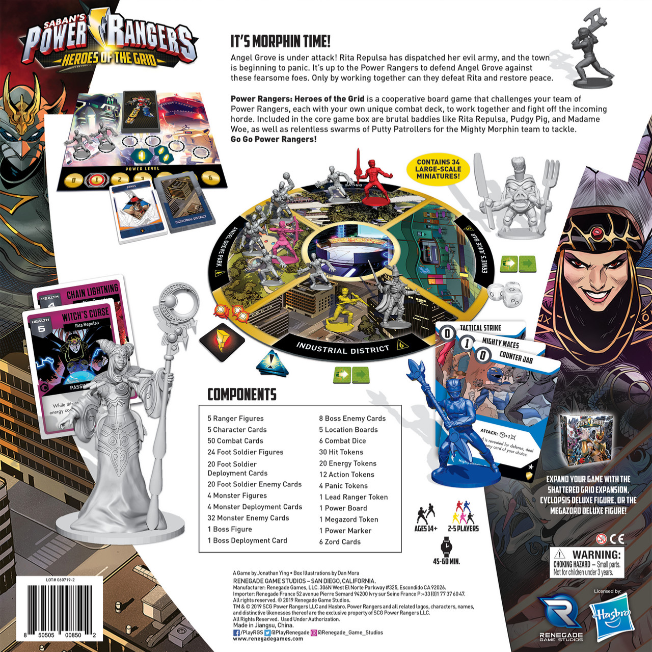Power Rangers Heroes of the Grid Board Game