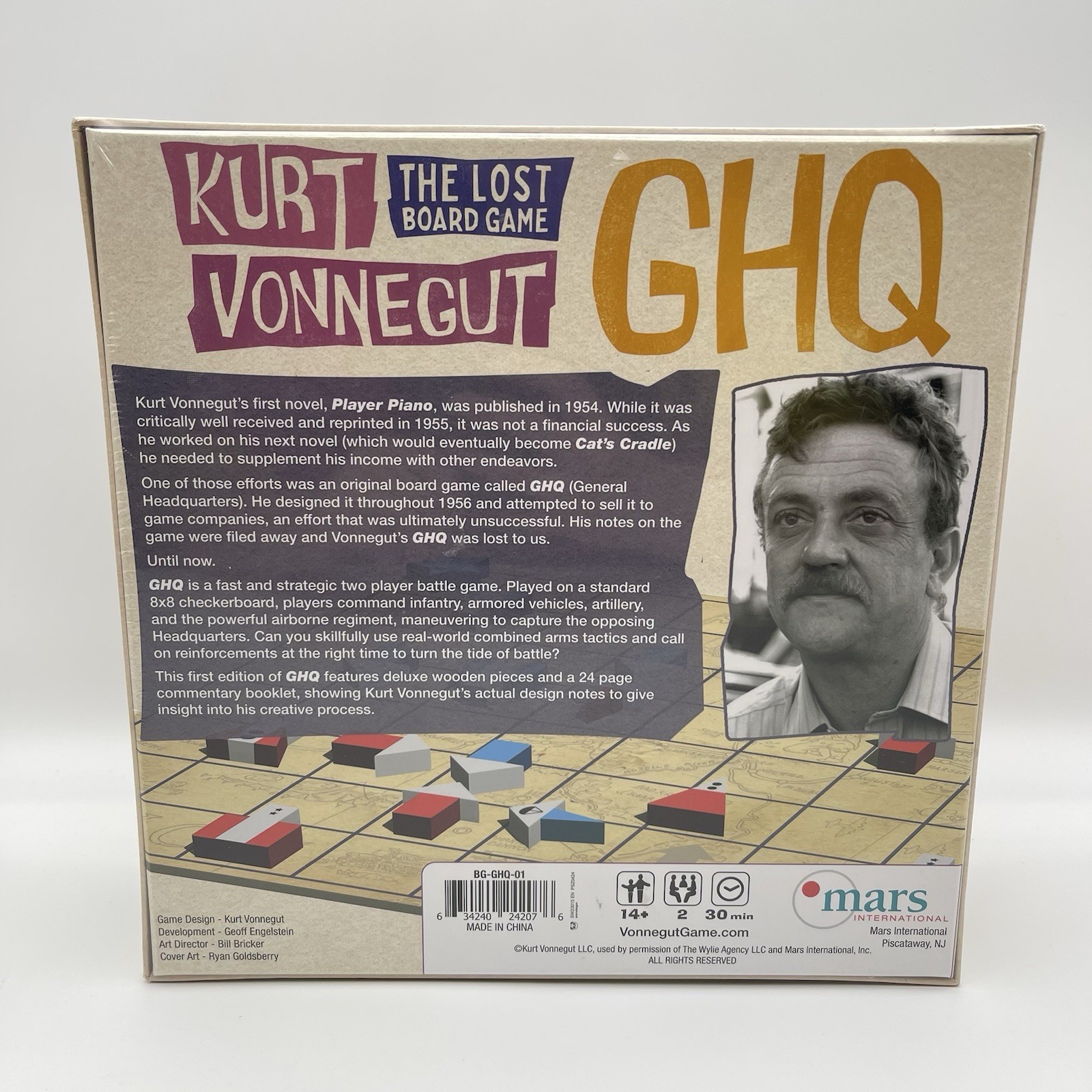 Kurt Vonnegut: GHQ General Headquarters – Lost Board Game NEW
