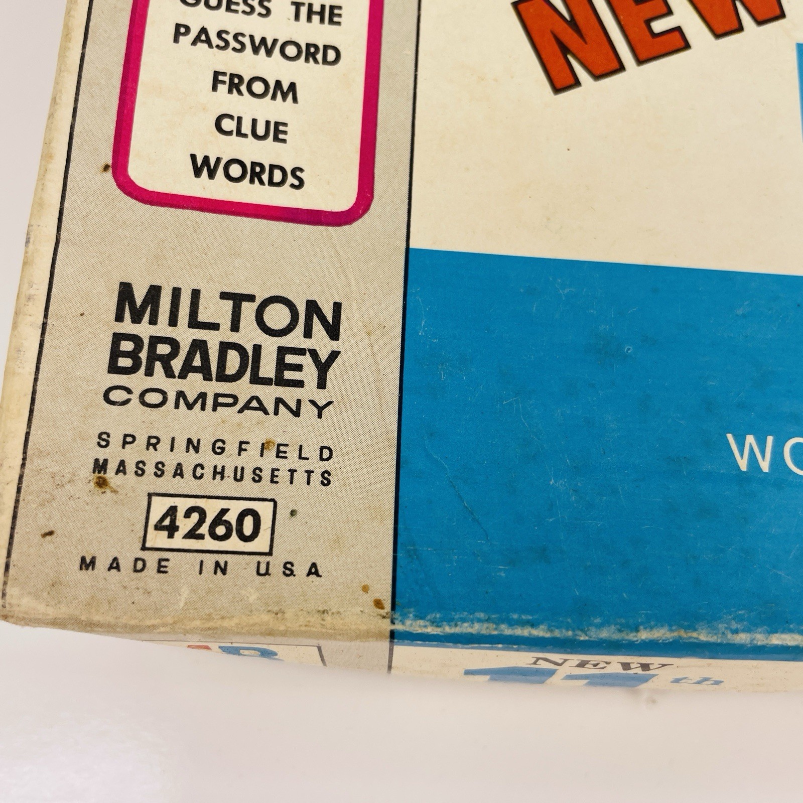 Password Eleventh Edition Board Game 1970 Vintage #4260 Milton Bradley
