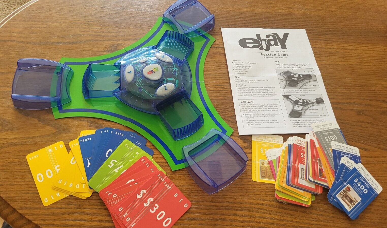 EBAY Electronic Talking Auction Game Ages 10 to Adult 3 to 4 players