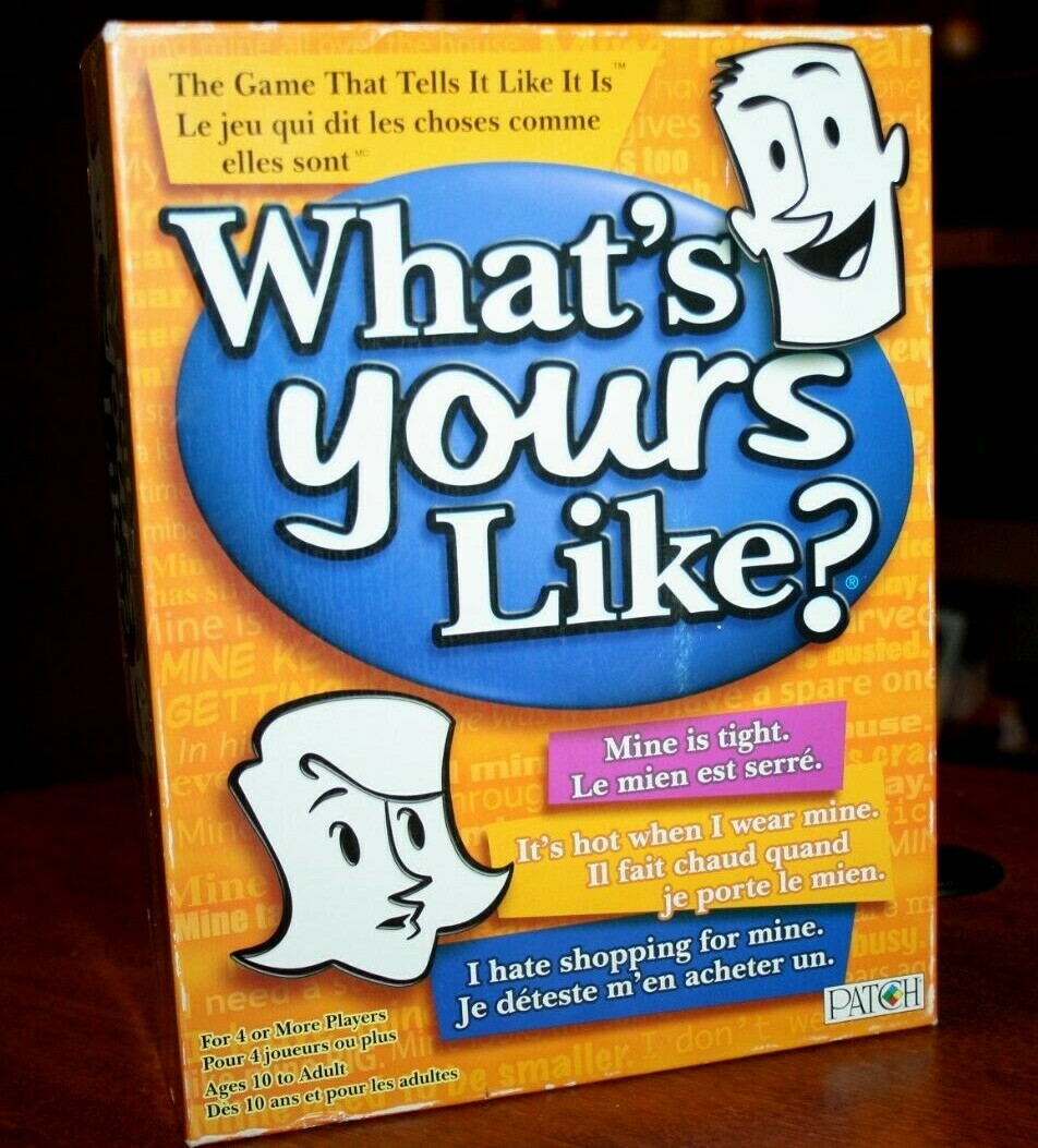What’s Yours Like? – The Great Party Game That Tells It Like It Is! – Patch 2007