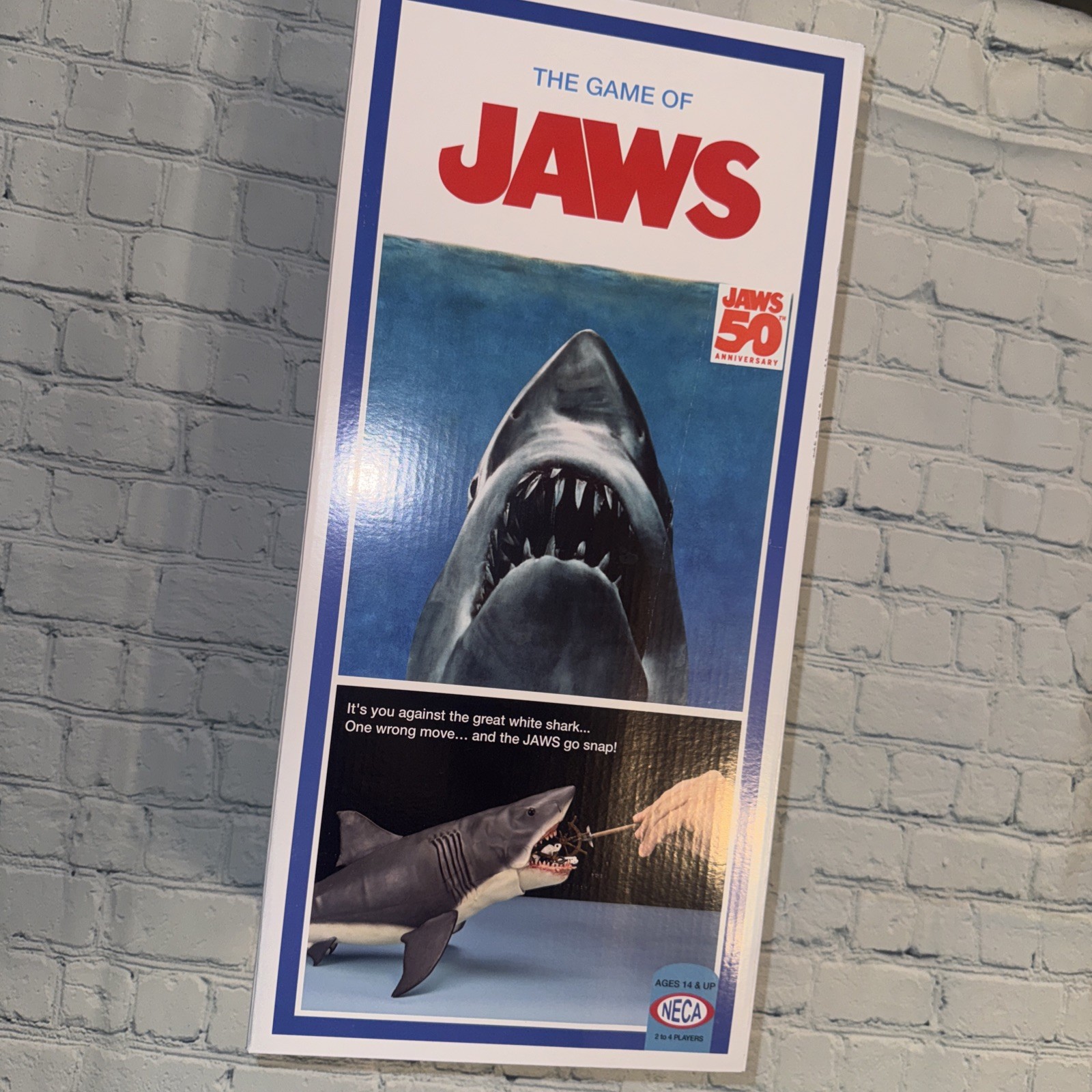 NECA The Game Of Jaws 50th Anniversary Game movie Action Figure RARE NEW