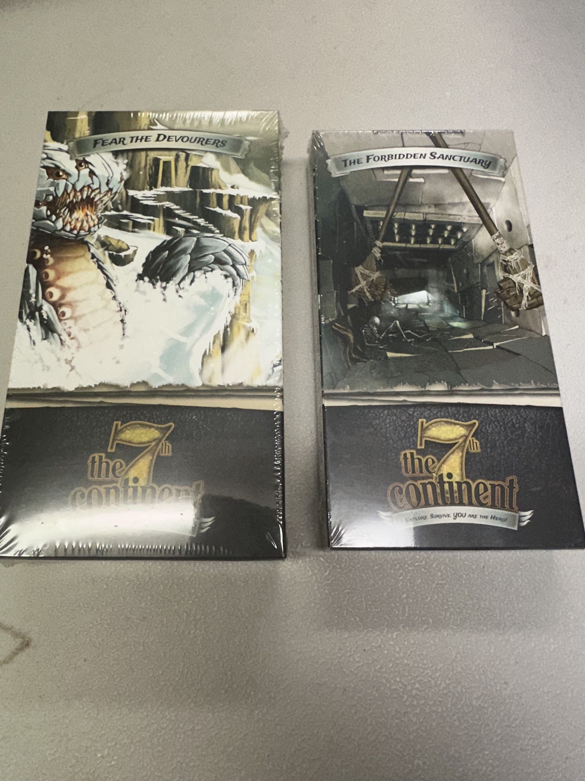 7th Continent Fear The Devourers & Forbidden Sanctuary Board Game Expansions New