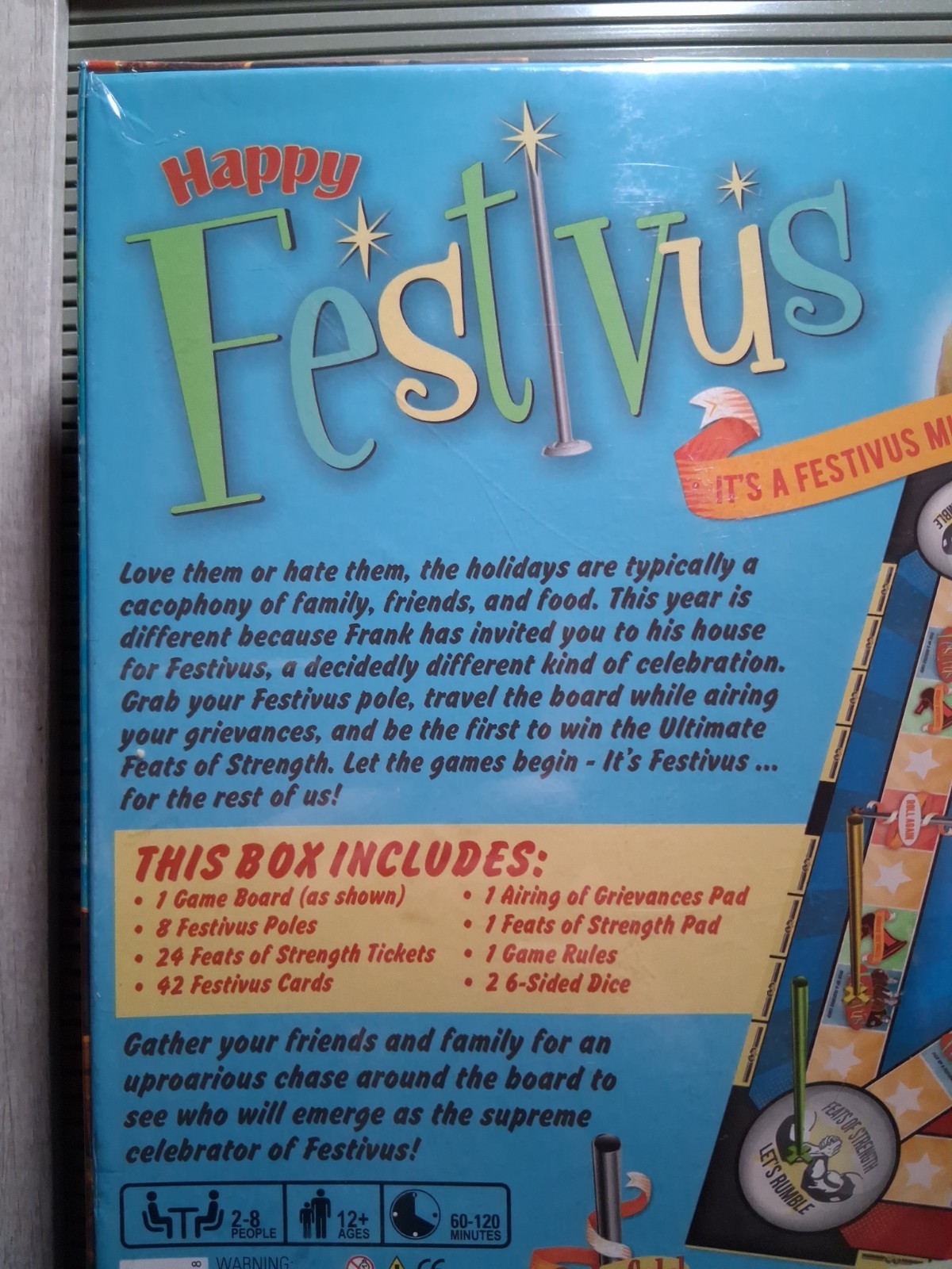 Seinfeld Happy Festivus Multi Player Party Board Game Complete Sealed Aquarius