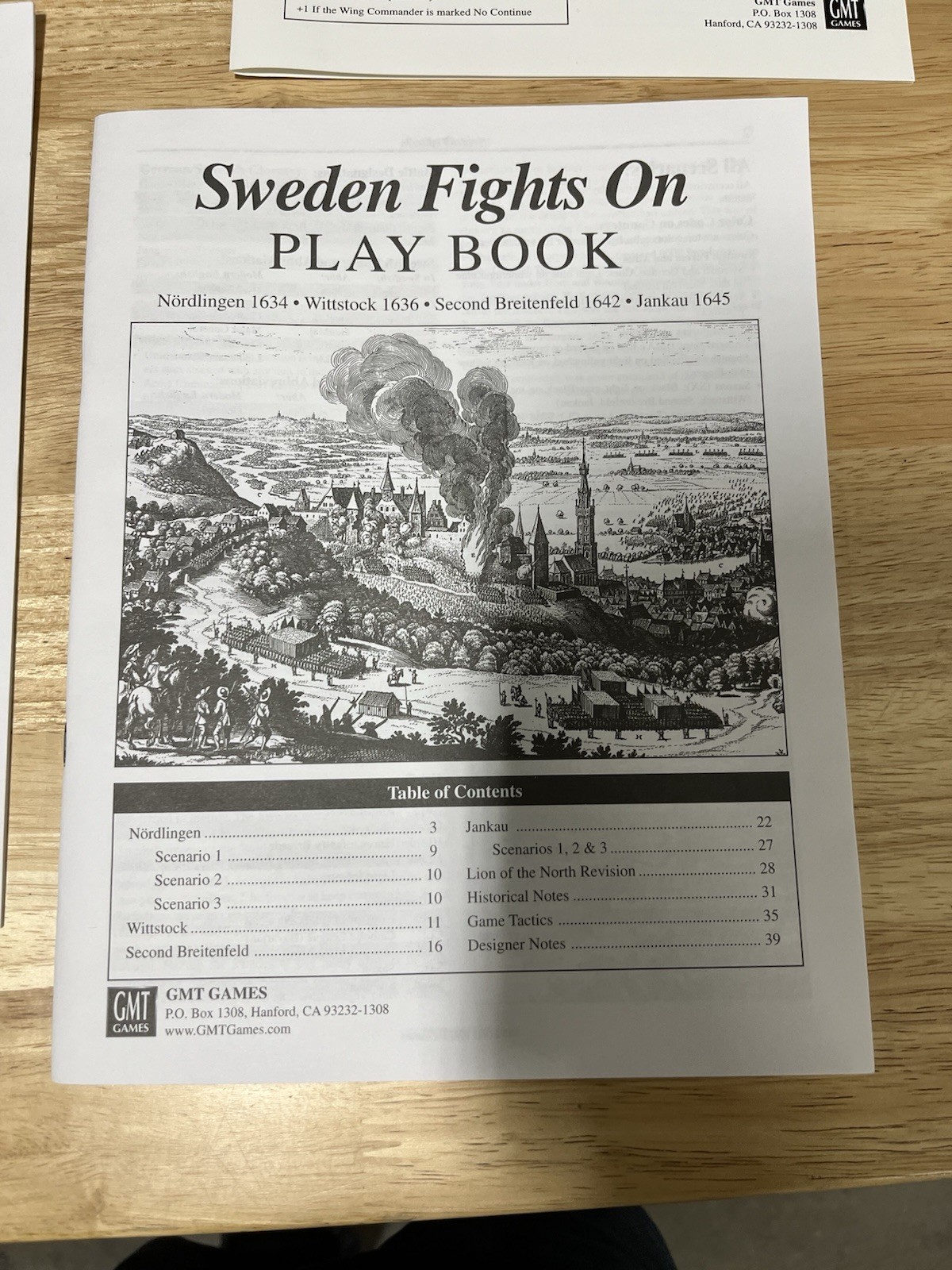 Sweden Fights On. GMT Games. open box /complete.