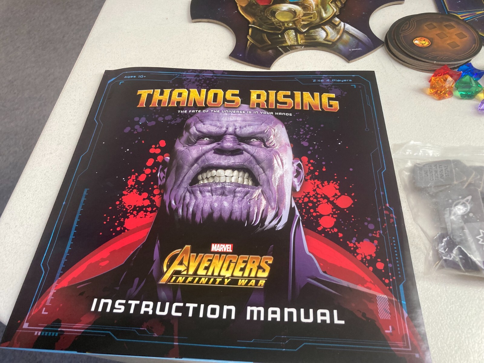 THANOS RISING Marvel Studios Avengers Infinity War Board Game USApoloy Movie