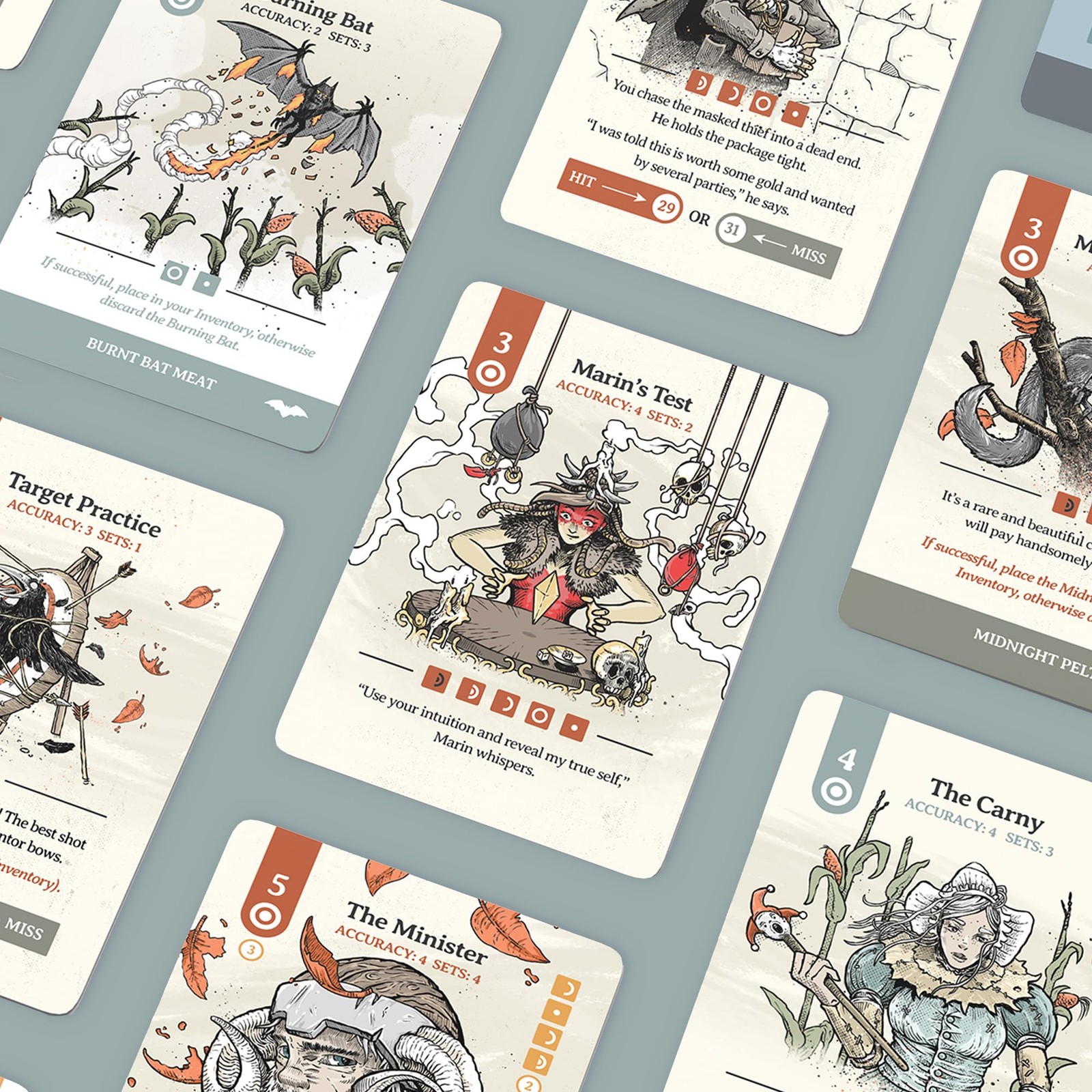 Spire’s End Hildegard Card Game, Add to Your ChooseYourPath Adventure and Str…