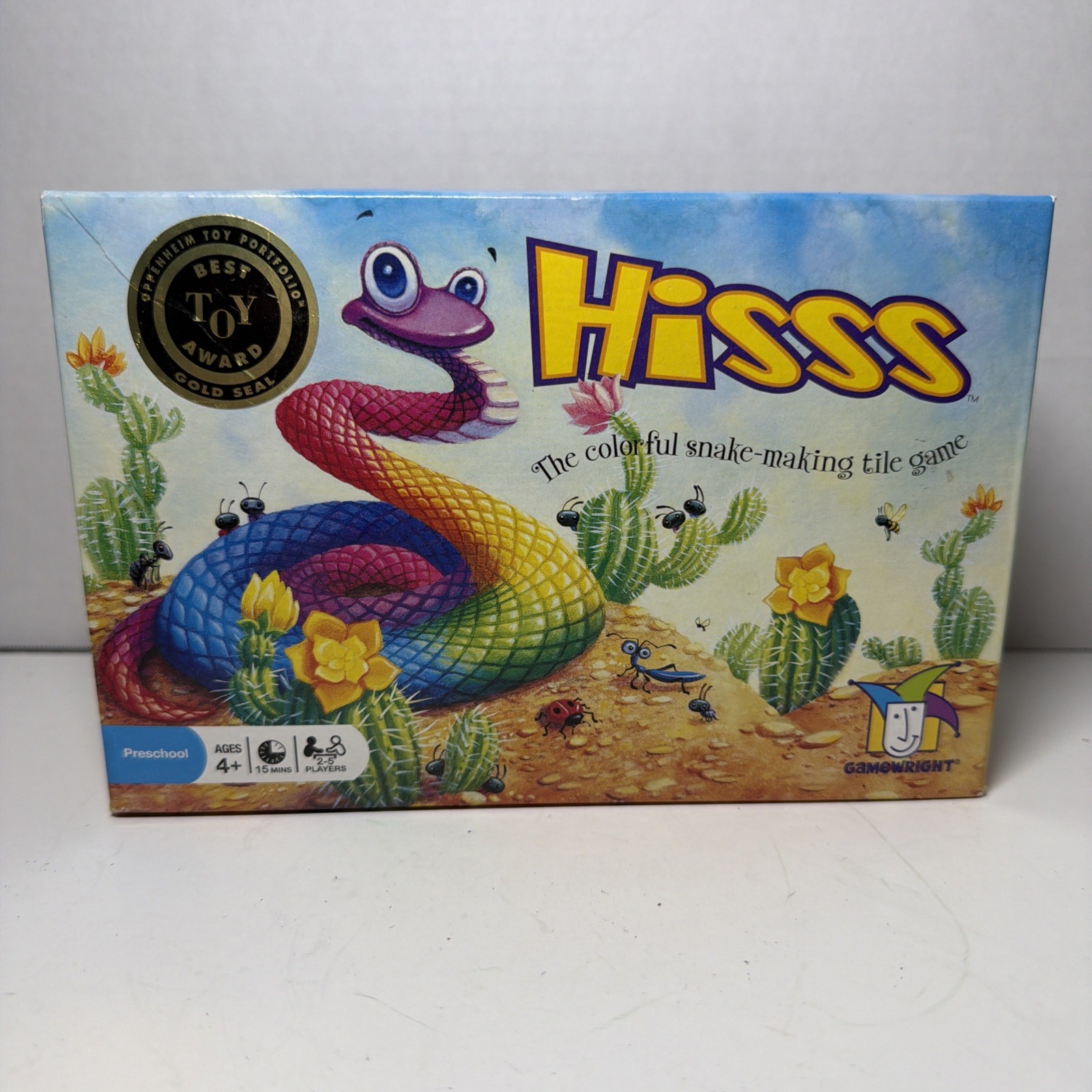 Gamewright Hisss Snake Matching Tile Game Complete Family Kids