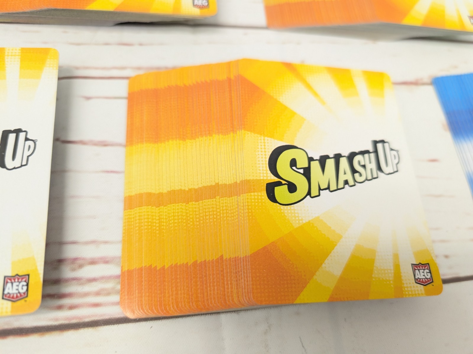 Smash Up Board Game Card Game Original Base Set & Big Geeky Box Contents AEG