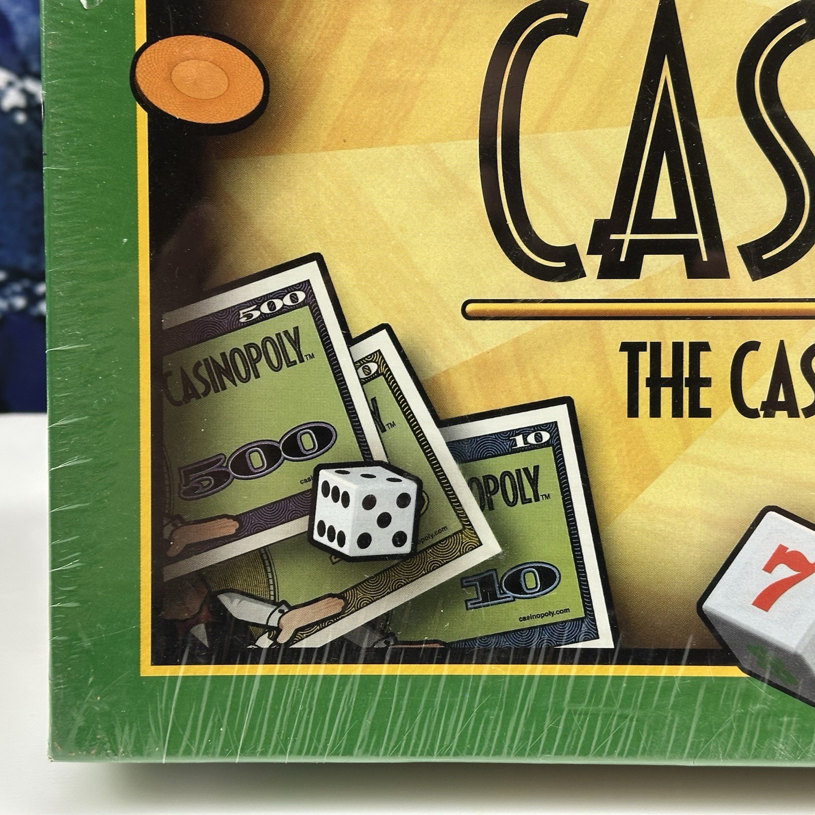 CASINOPOLY Casino Party Board Game 2001 Blackjack Craps Slots Roulette Ages 12+