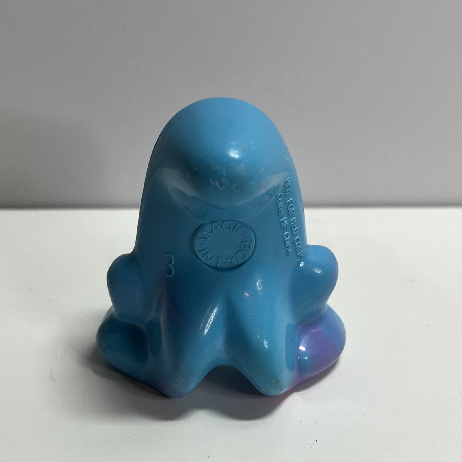 #3 Eggy Original Crazy Bones Magic Box Int. Gogos Crazybones 1990s Blue/Pink