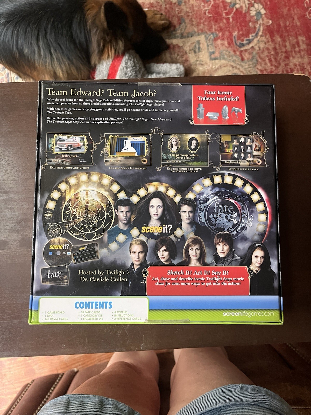 Screenlife The Twilight Saga Scene It? DVD Board Game Complete 2+ Players 13+