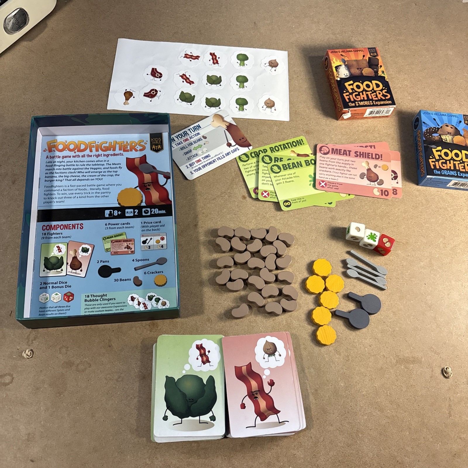 Food Fighters Board Game Canada Josh /Helaina Cappel Where Is Two Expansion Sets