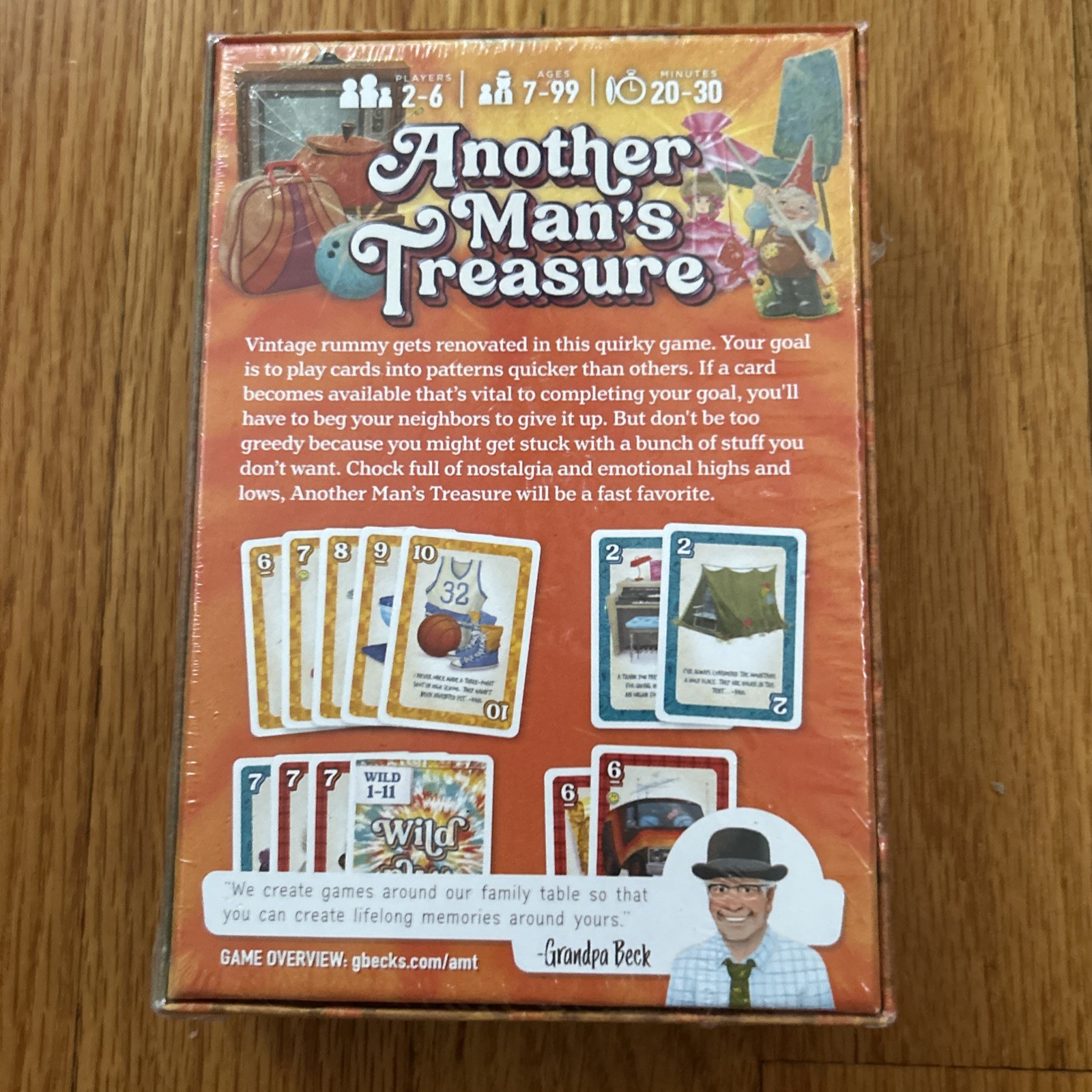 Another Man’s Treasure Grandpa Beck’s Games Age 7-99 Vintage Rummy Reboot Beach