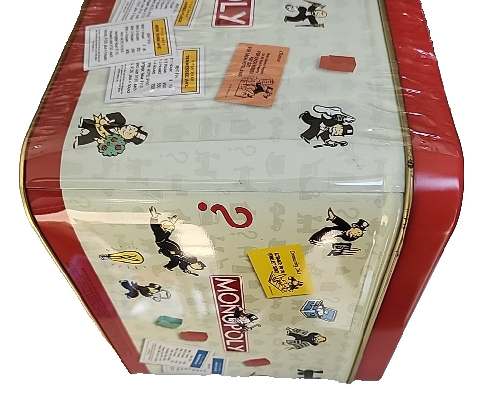 Popcorn Filled Limited Edition Monopoly Advertising Tin NOS Sealed