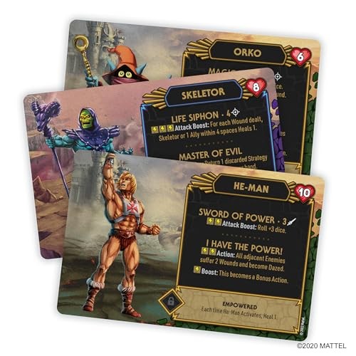 OPEN BOX CMON Masters of the Universe Clash for Eternia Board Game 1-5 Players