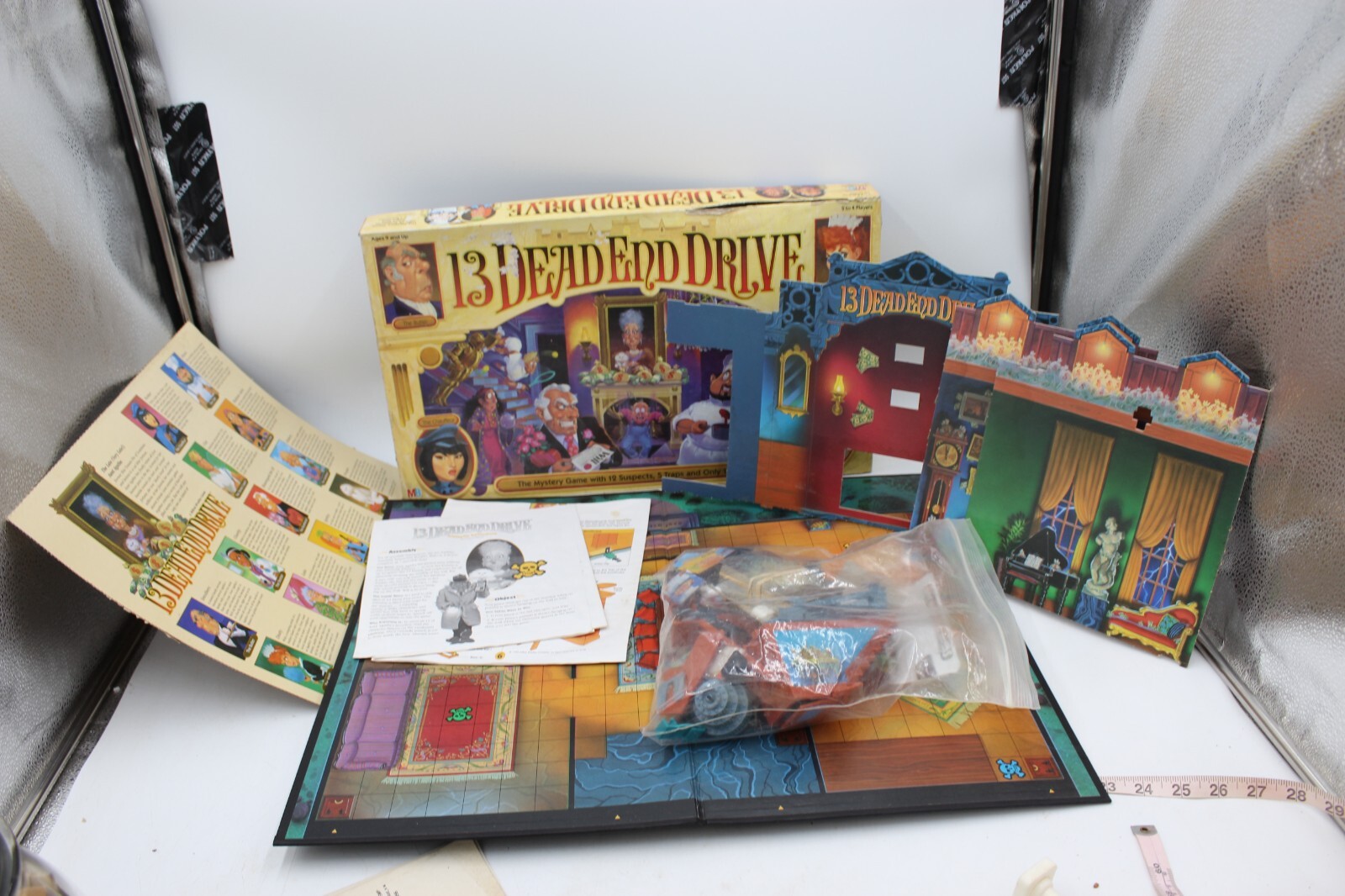 13 Dead End Drive Board Game Milton Bradley -Family Game Night Kids & Adults