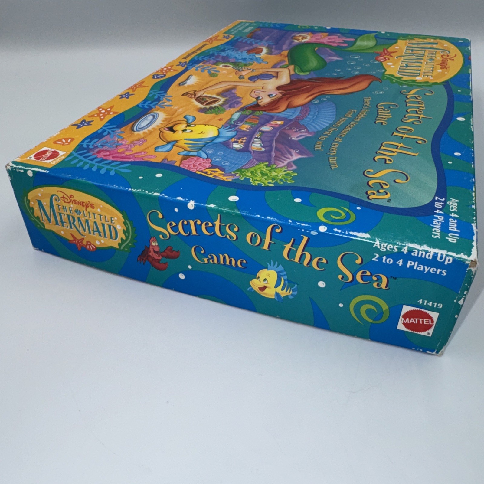 Disney’s The Little Mermaid Secrets Of The Sea Board Game VTG 1997 Complete!