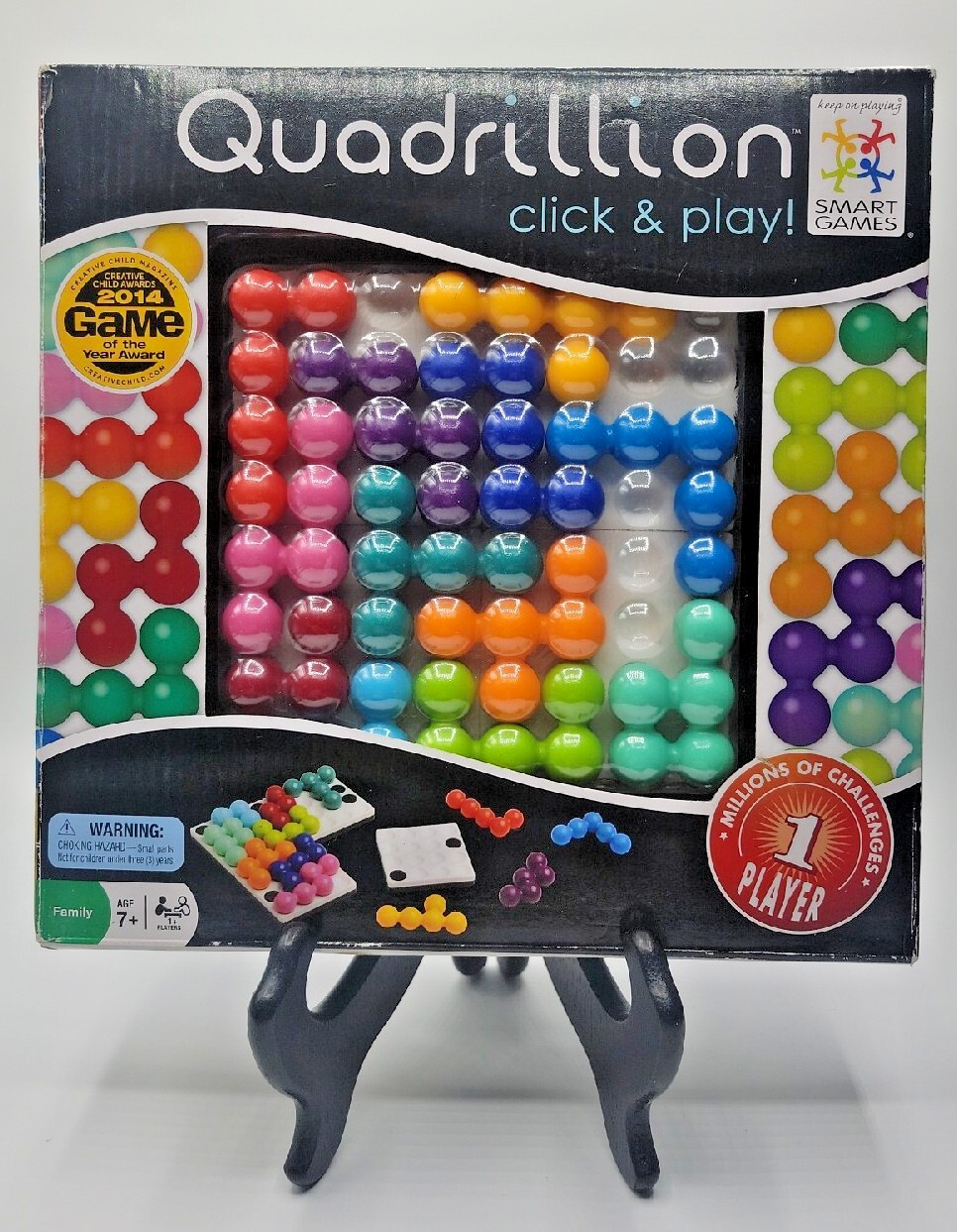 Smart Games Quadrillion Multi-Level Logic Puzzle Board 1 Player IQ Challenge