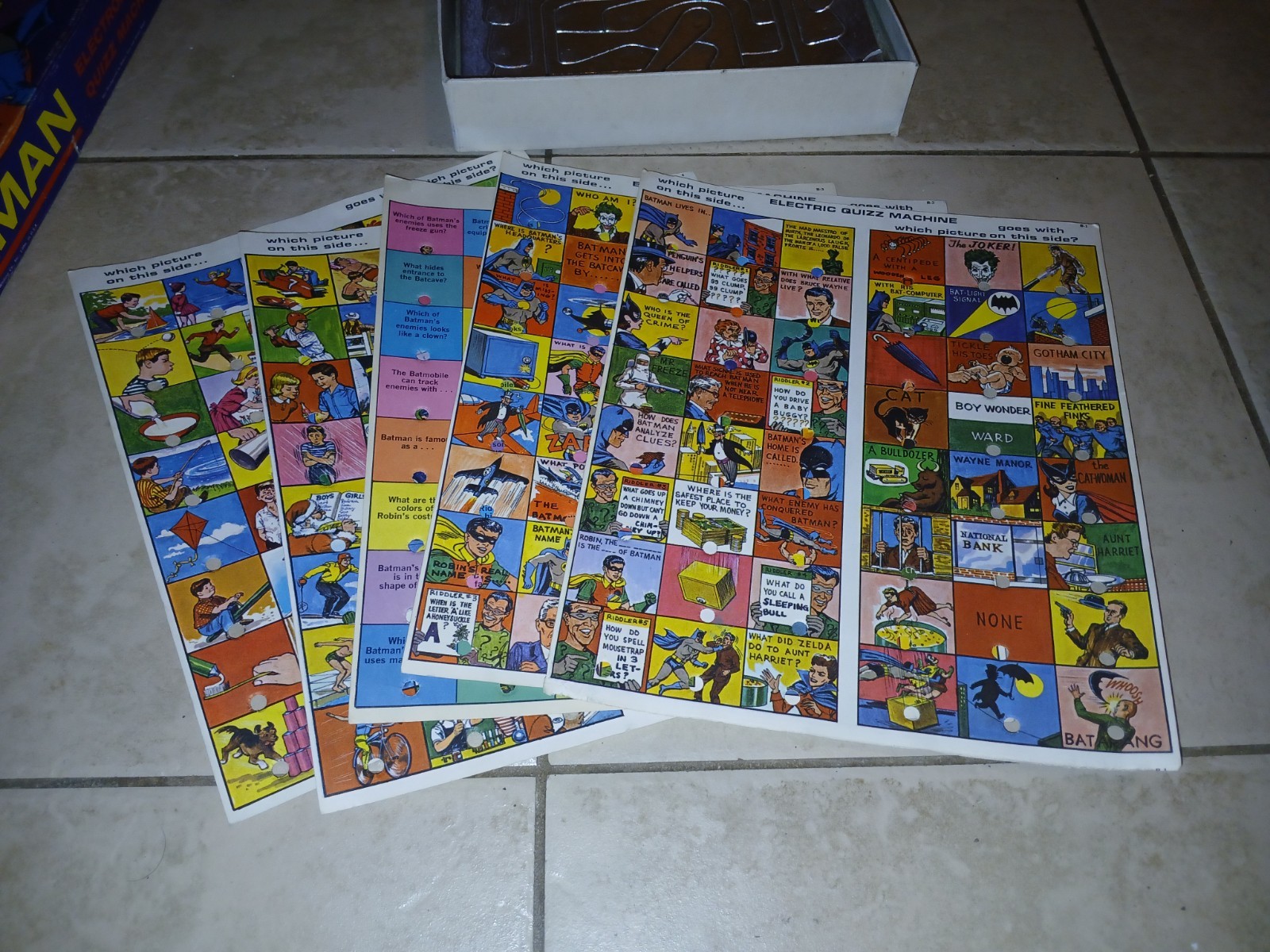 1966 Batman ElecTronic Quiz Game HTF.