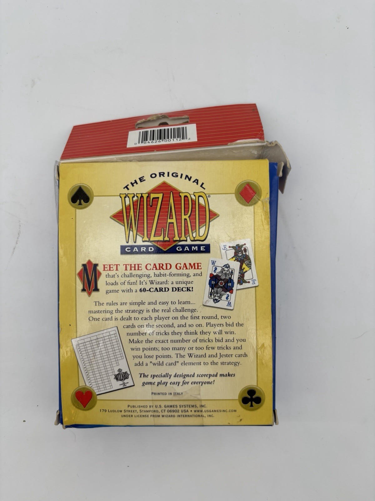 Wizard The Origianl Card Game – The Winning is in the Bidding! -U.S Game Systems