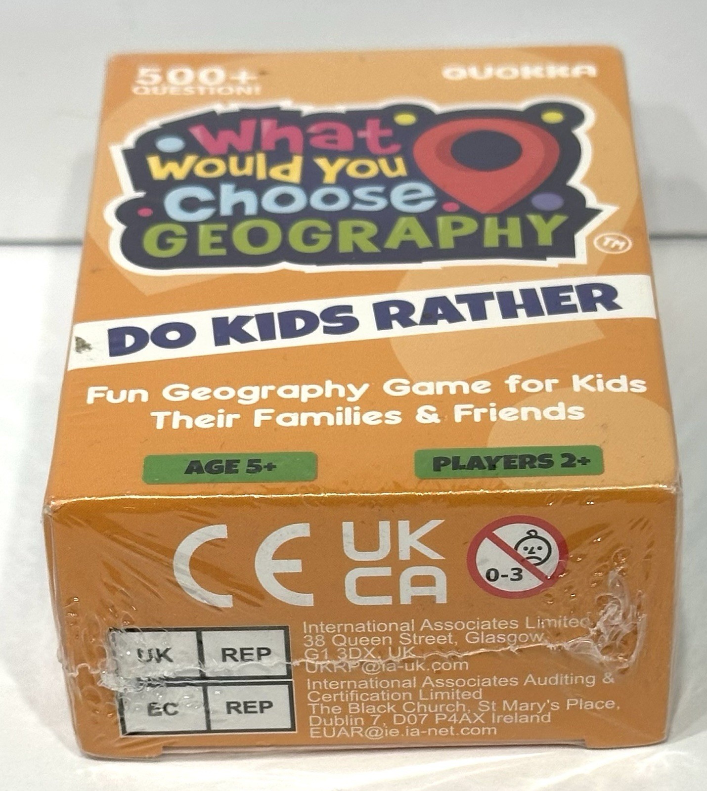 QUOKKA Card Game What Would You Choose Geography Do Kids Rather 2+ Players NEW