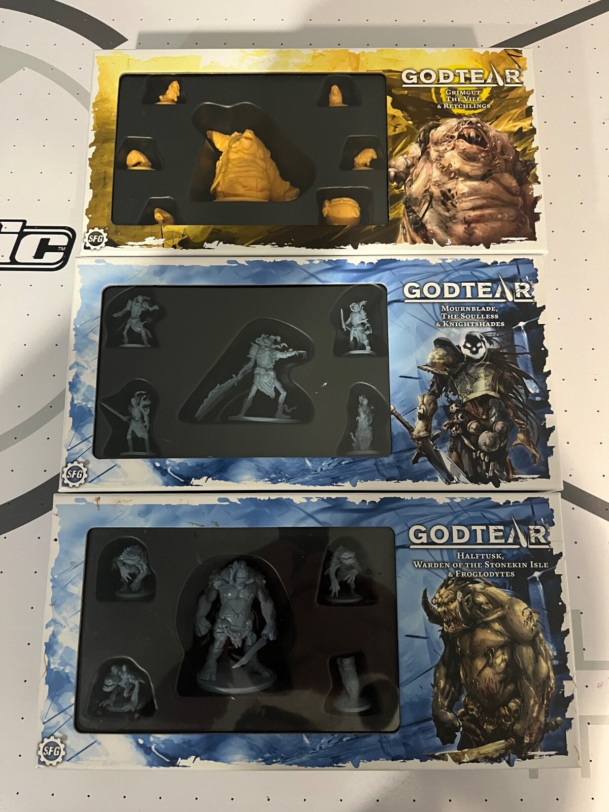Steamforged Godtear Eternal Glade Starter Set Bundle with Expansion Sets 4 boxes