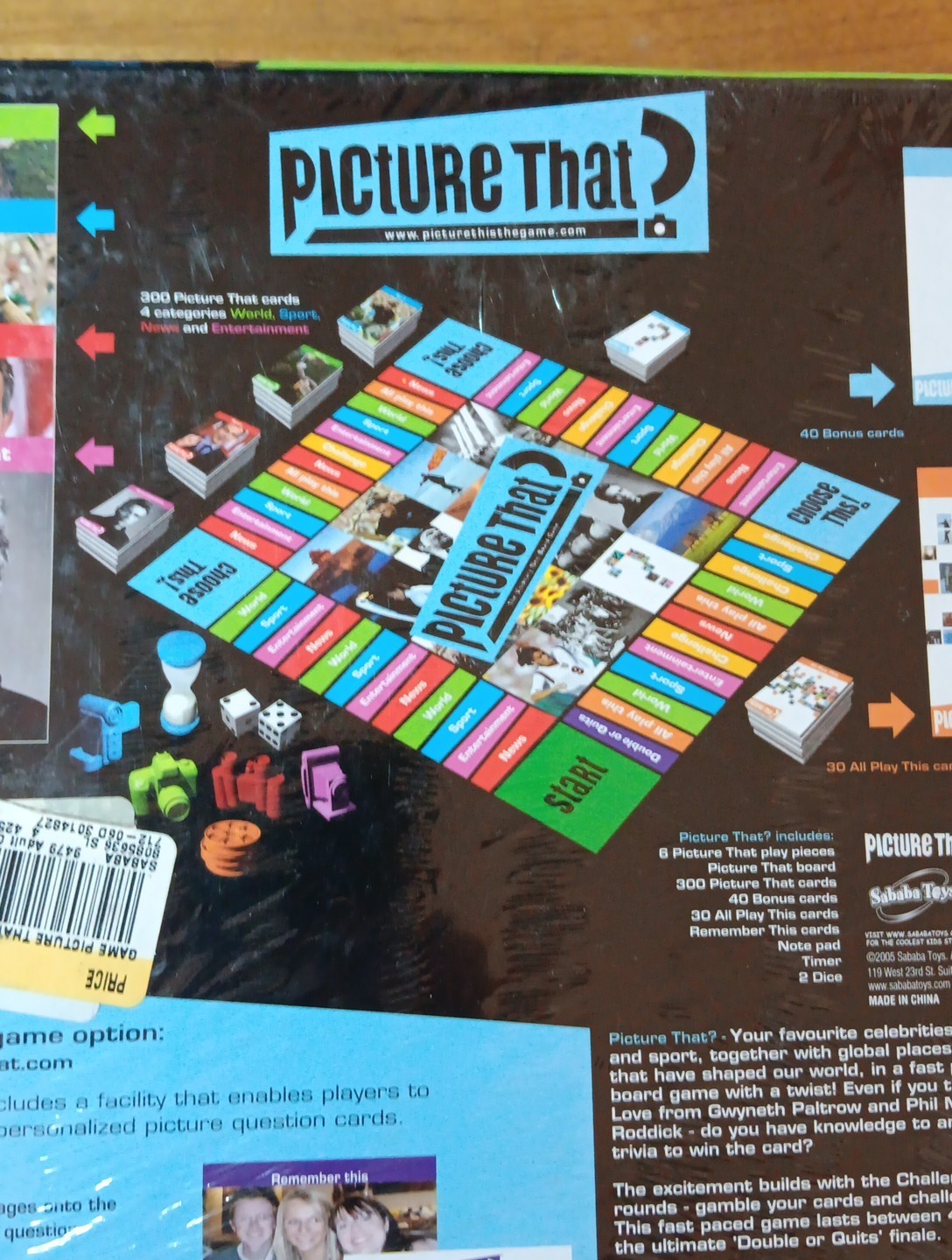Picture That? The Visionary New Board Game Ultra Rare Borders Vintage SEALED NIB