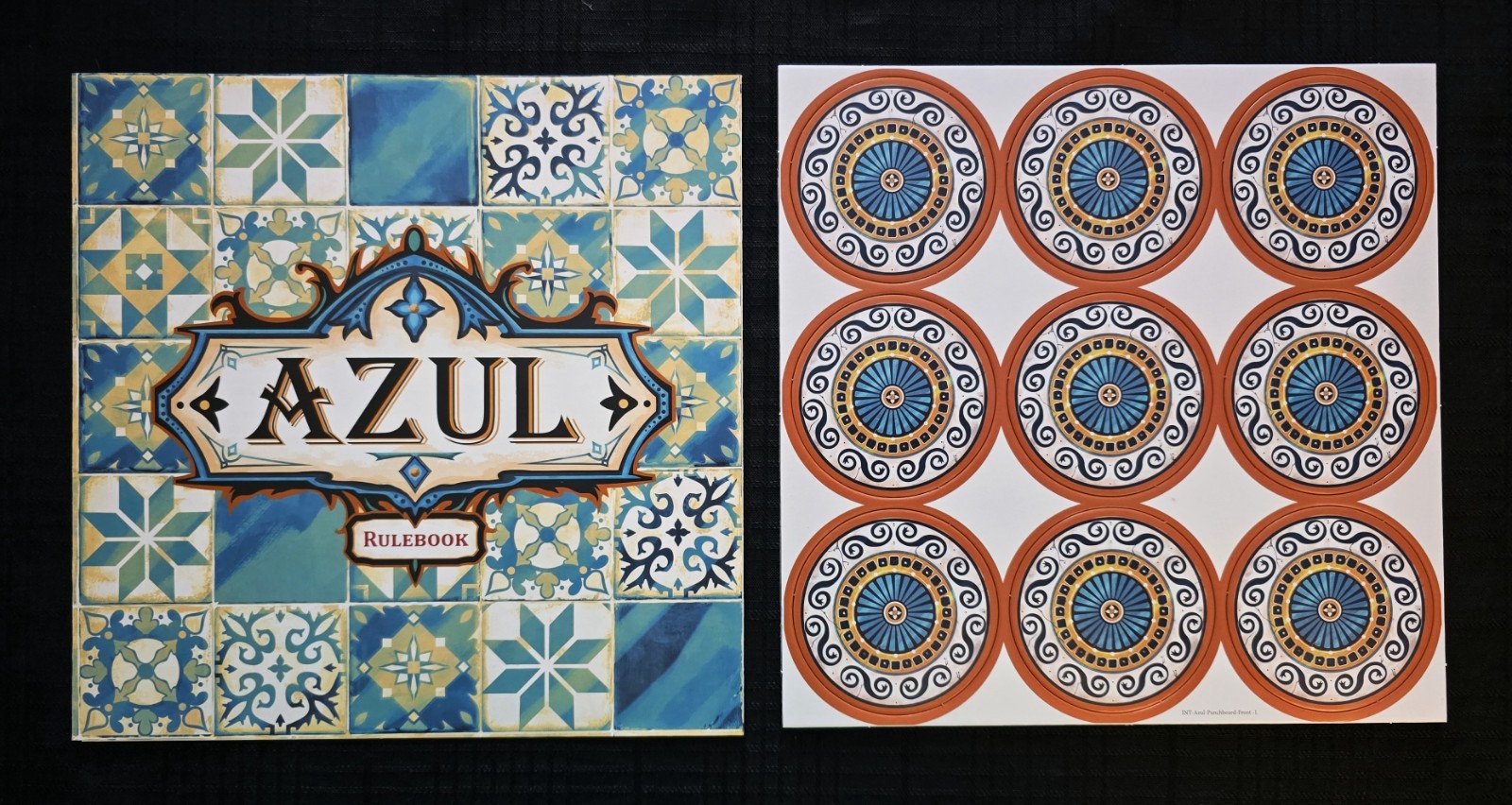 “AZUL” STRATEGY BOARD GAME – NEXT MOVE/PLAN B GAMES – UNPUNCHED, COMPLETE