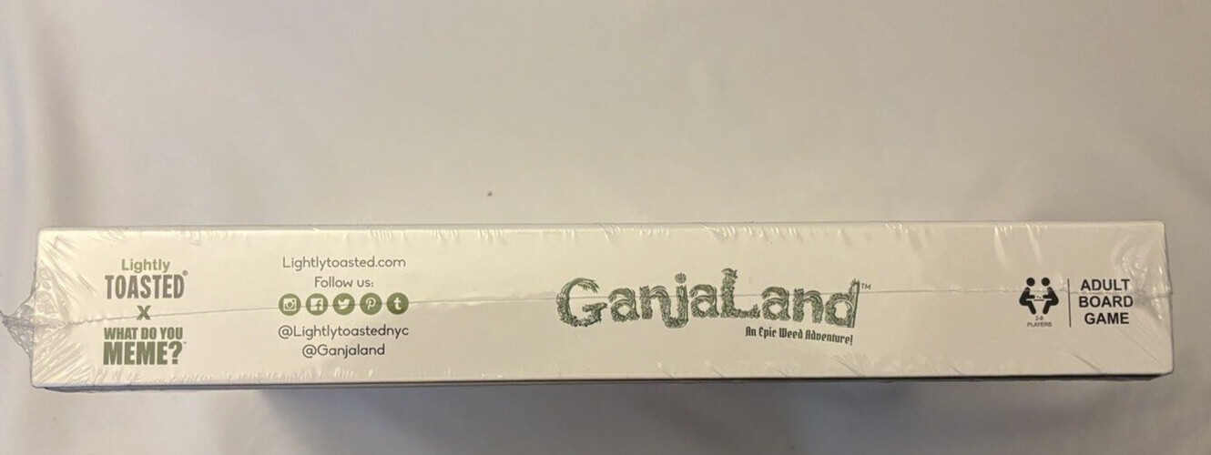 Ganjaland Novelty Adult “An Epic Adventure to a Magical Place Board Game”