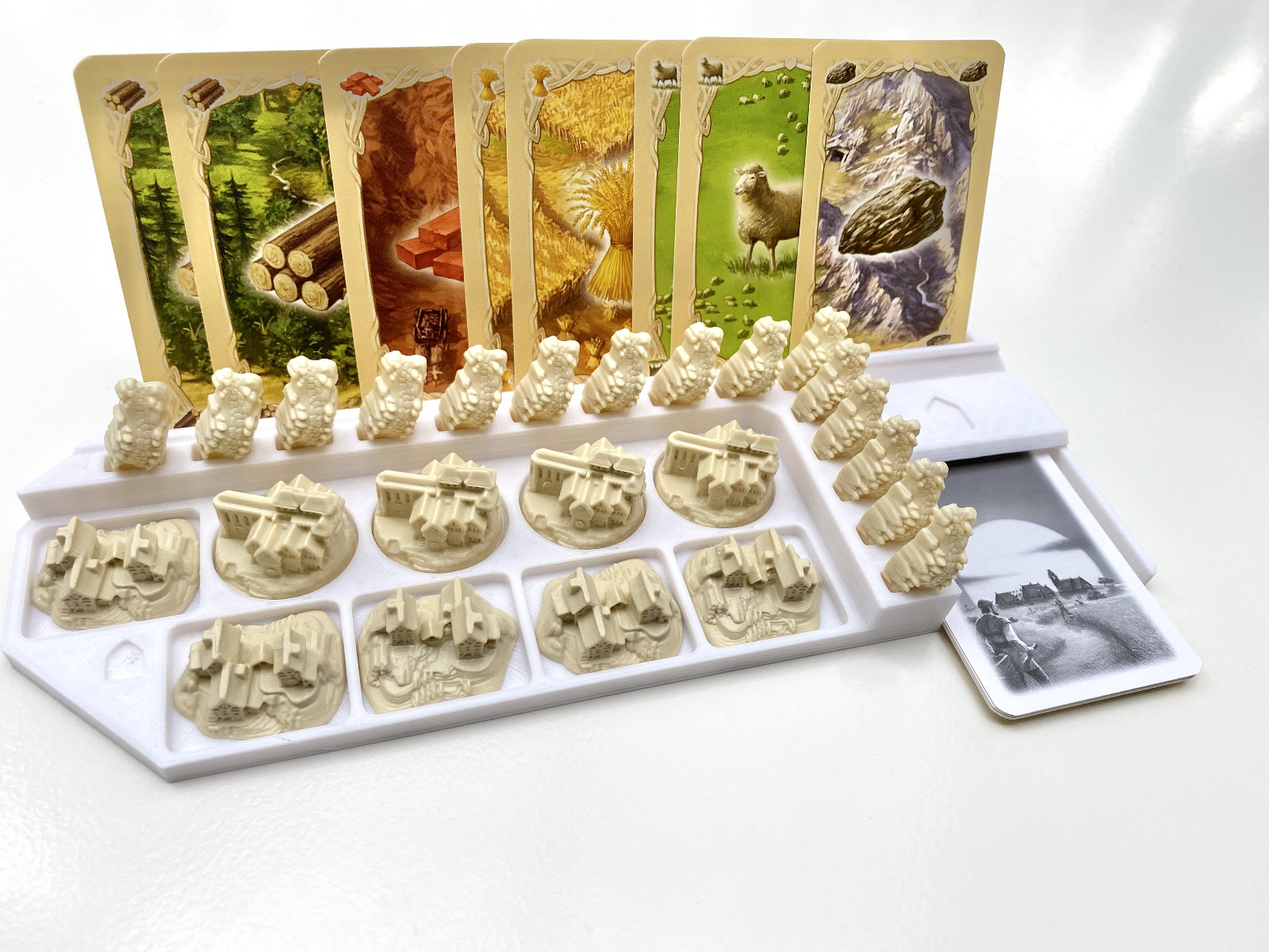 Siedler von Catan Upgrade, Halter und Organizer für Spielmaterial